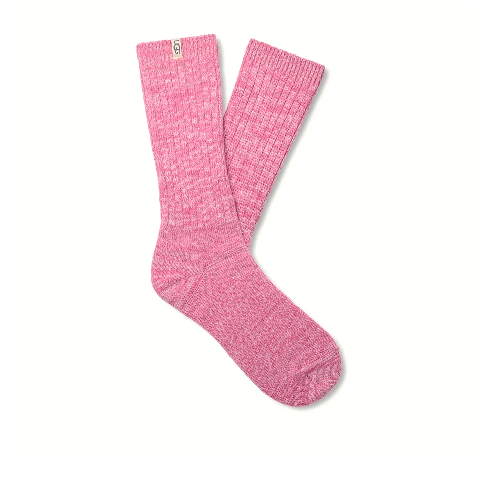 UGG® Rib Knit Slouchy Crew Sock (Women) - Woodviolet