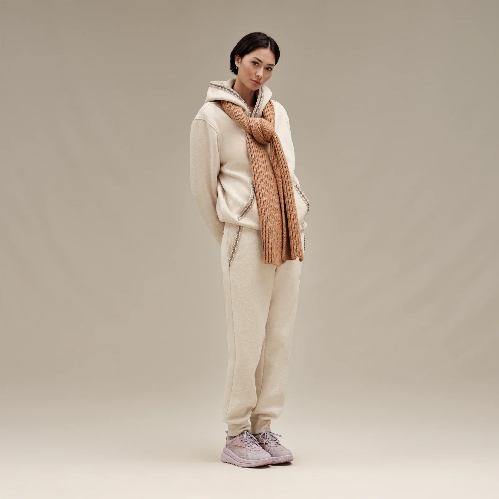 UGG® Tasman Hoodie (Unisex) - Caribou Heather - Image 4