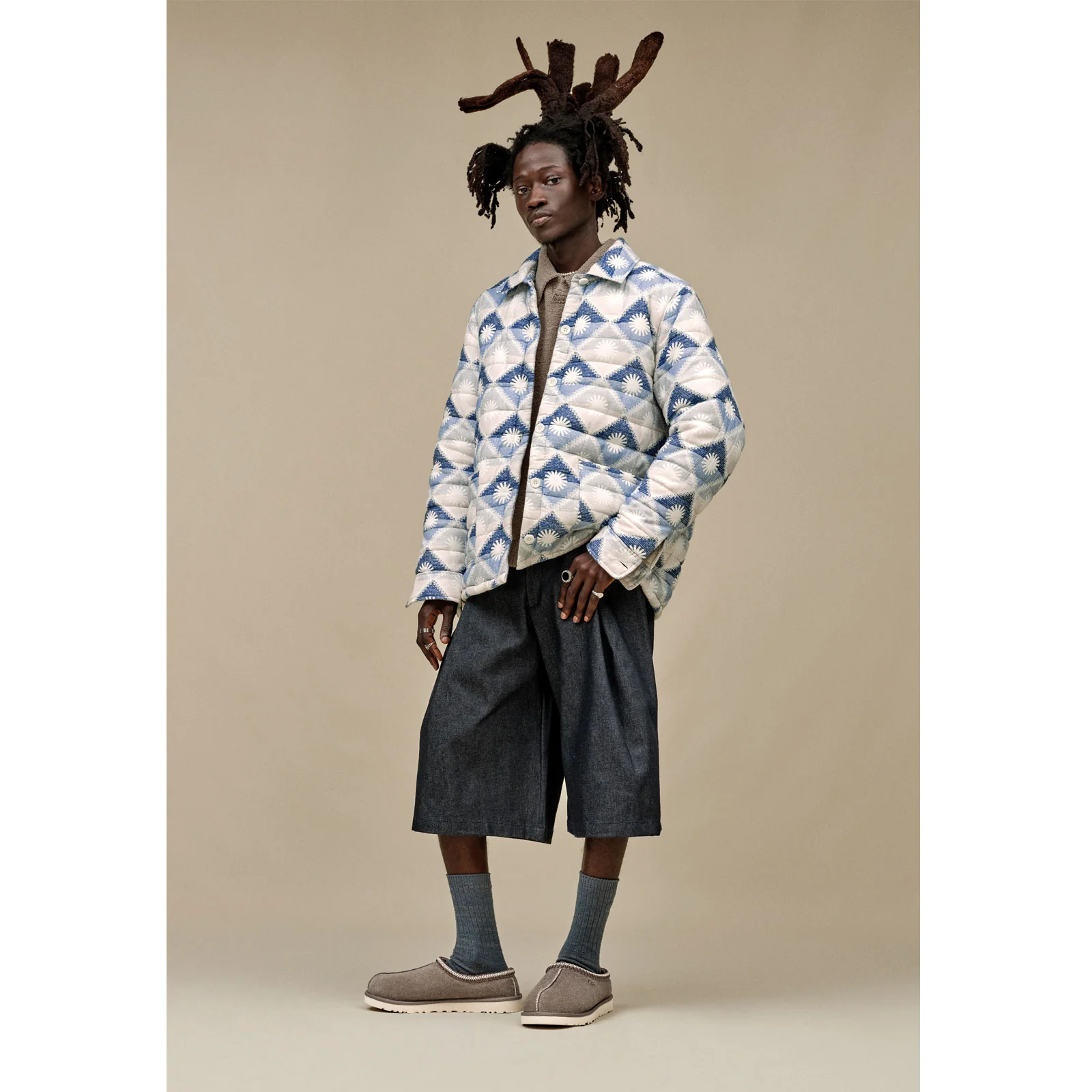 UGG® Tasman Shaggy Suede (Men) - Smoke Plume - Image 7
