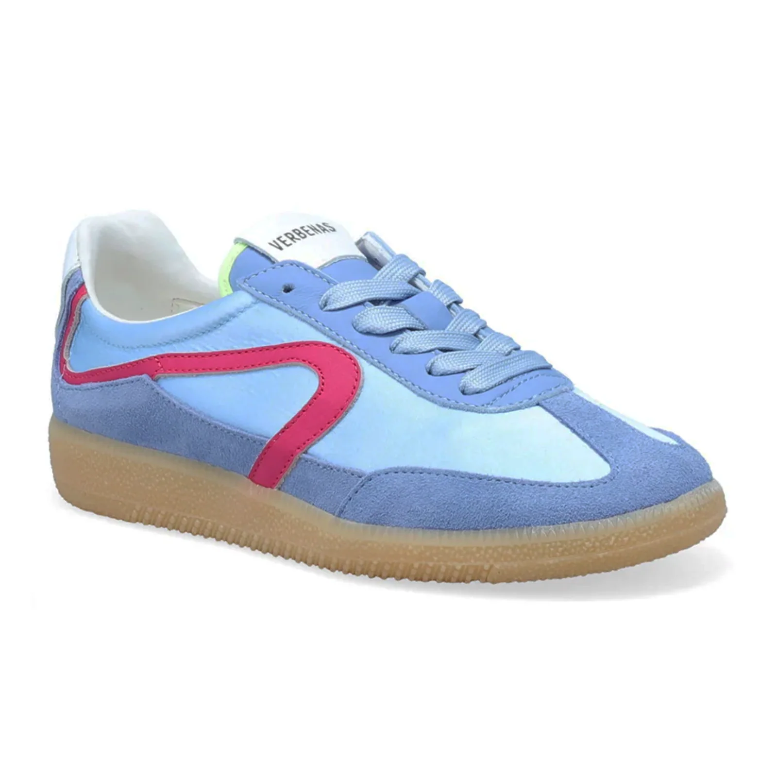 Verbenas Simona Pietra Sneaker (Women) - Sea/Pink/Lima - Image 2