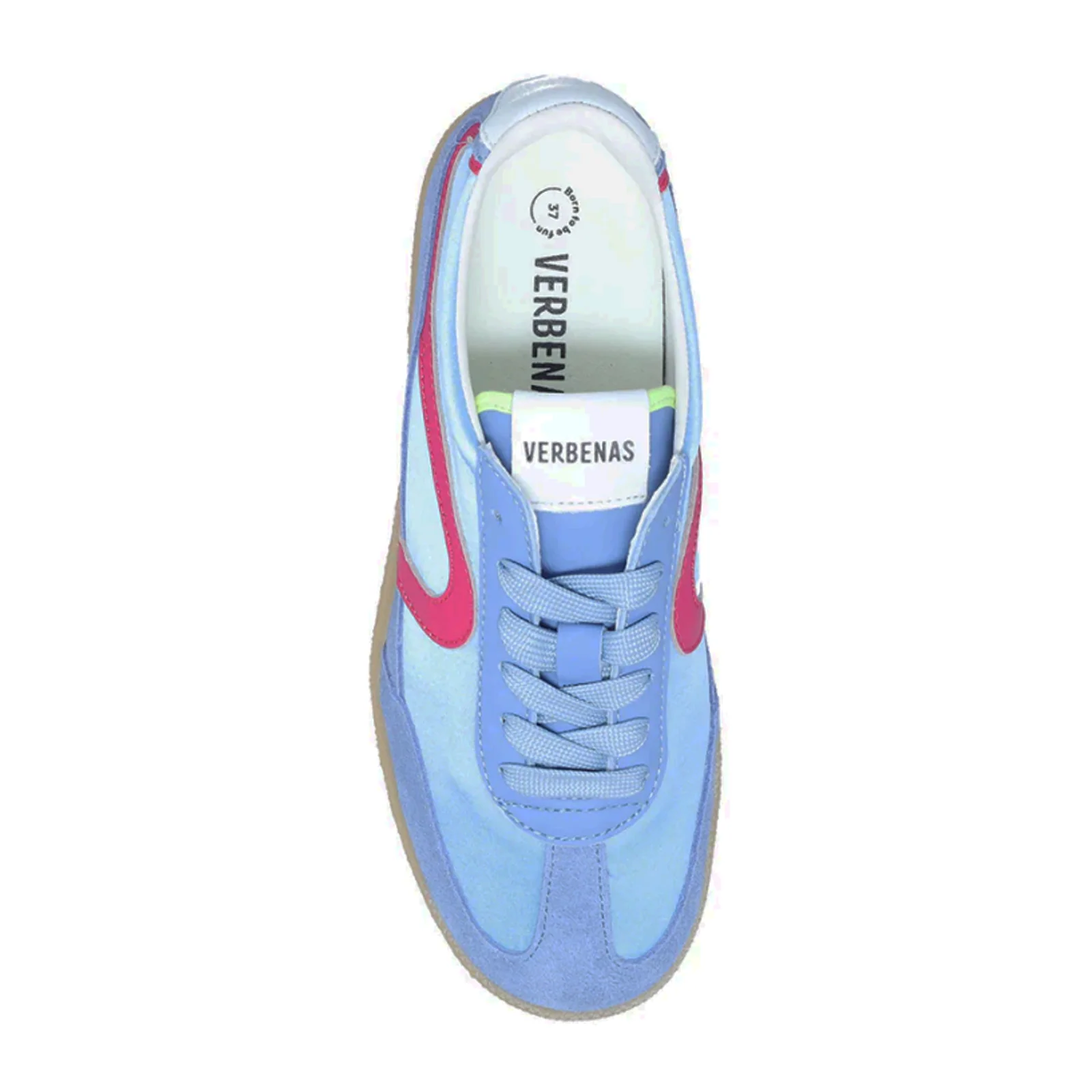 Verbenas Simona Pietra Sneaker (Women) - Sea/Pink/Lima - Image 6