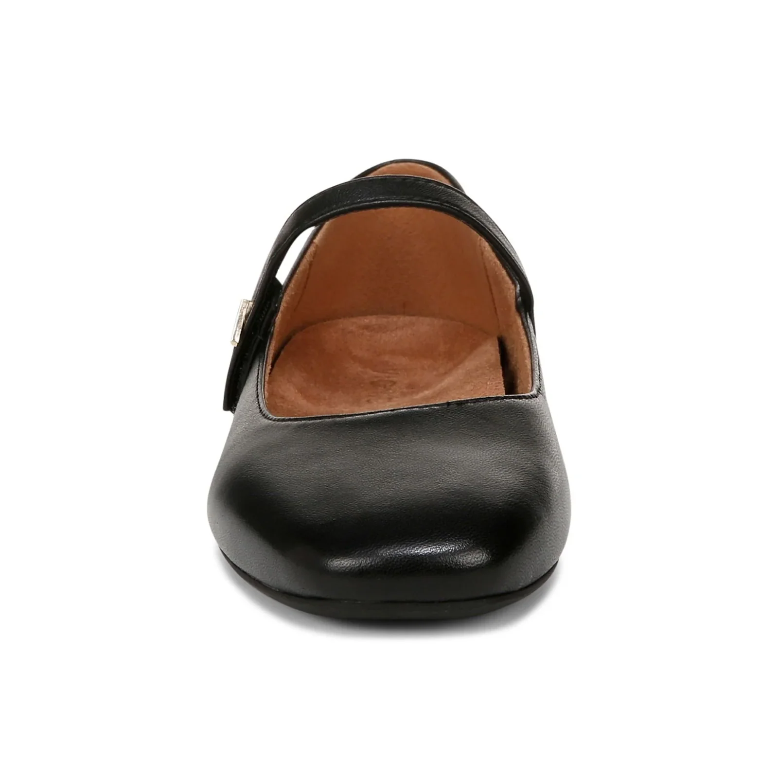 Vionic Alameda Mary Jane Flat (Women) - Black Leather - Image 4