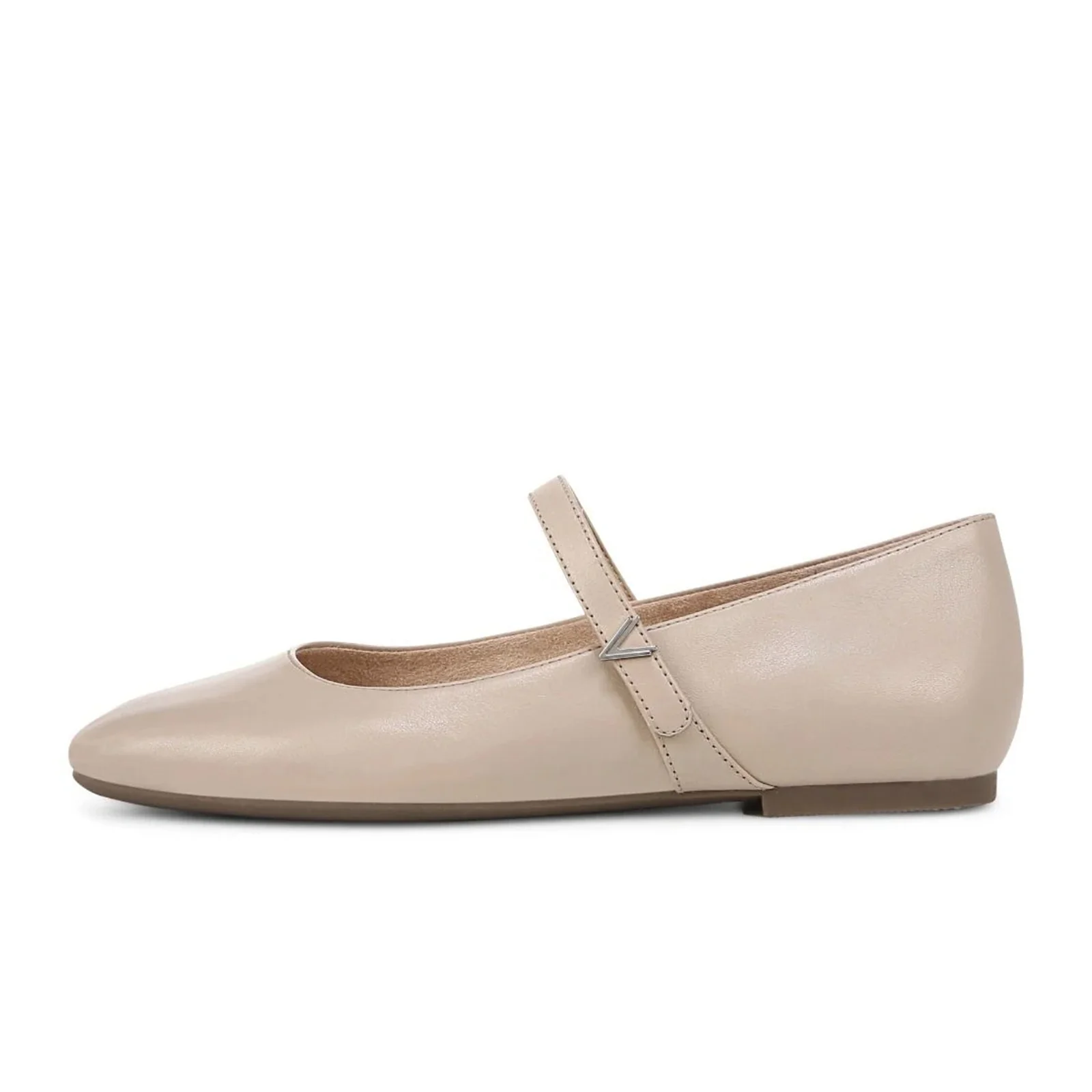 Vionic Alameda Mary Jane Flat (Women) - Oatmeal Beige Leather - Image 3