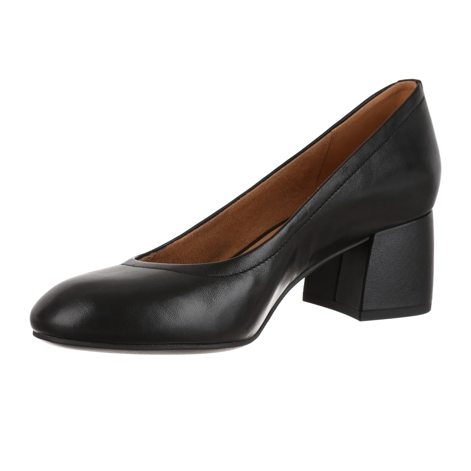 Vionic Carmel Pump (Women) - Black Nappa Leather - Image 2