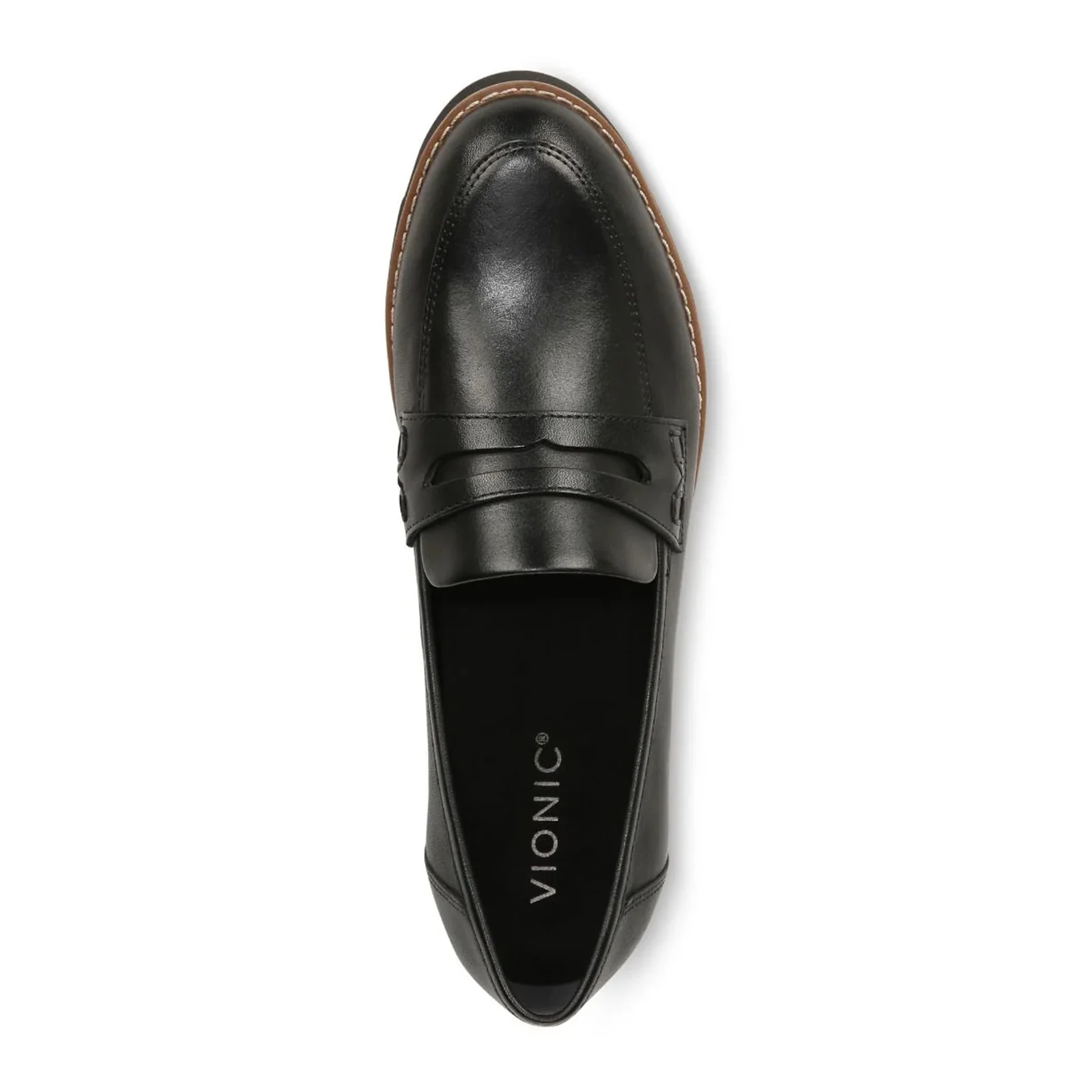 Vionic Cheryl II Loafer (Women) - Black Nappa Leather - Image 6
