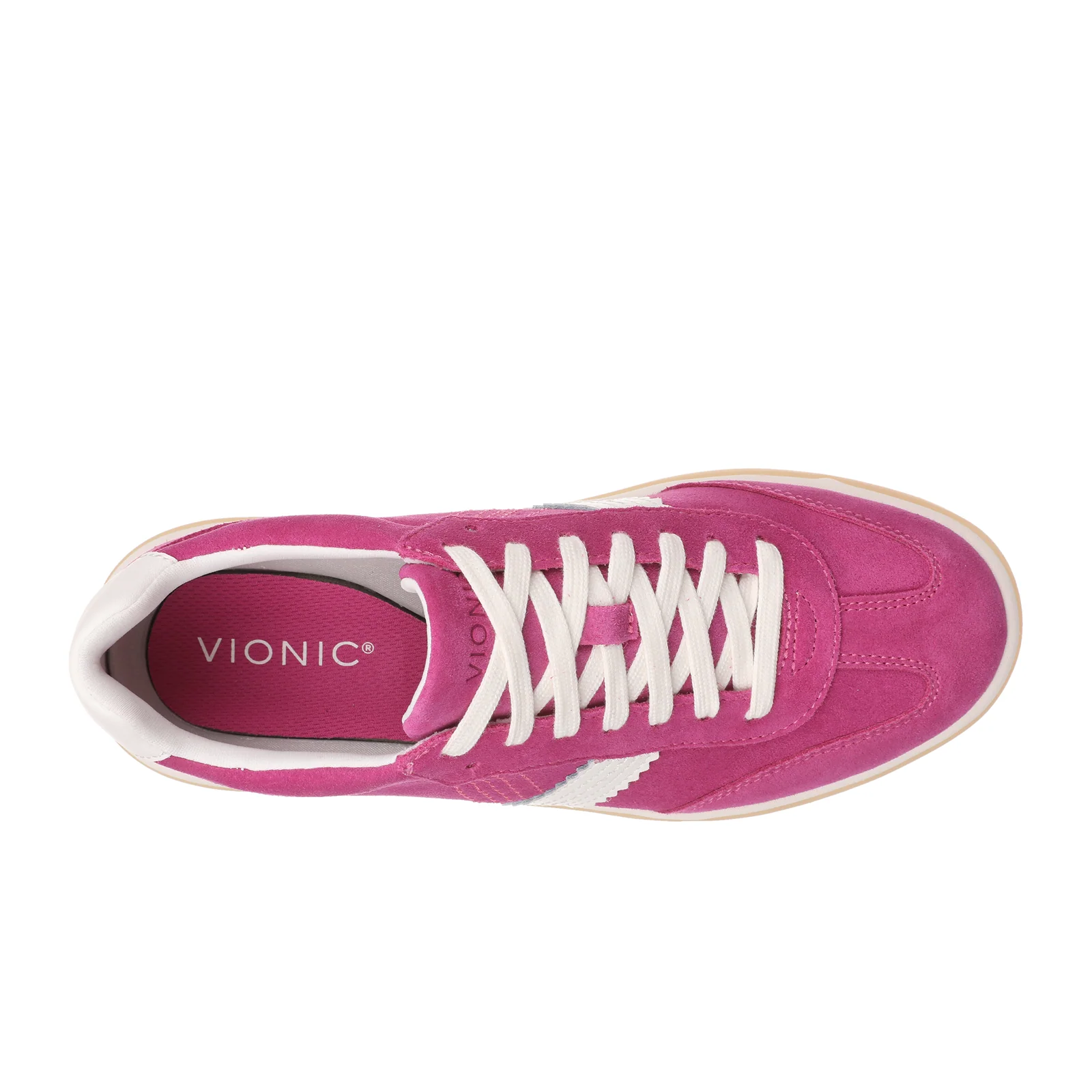 Vionic City Walk Sneaker (Women) - Rose Violet Suede - Image 4