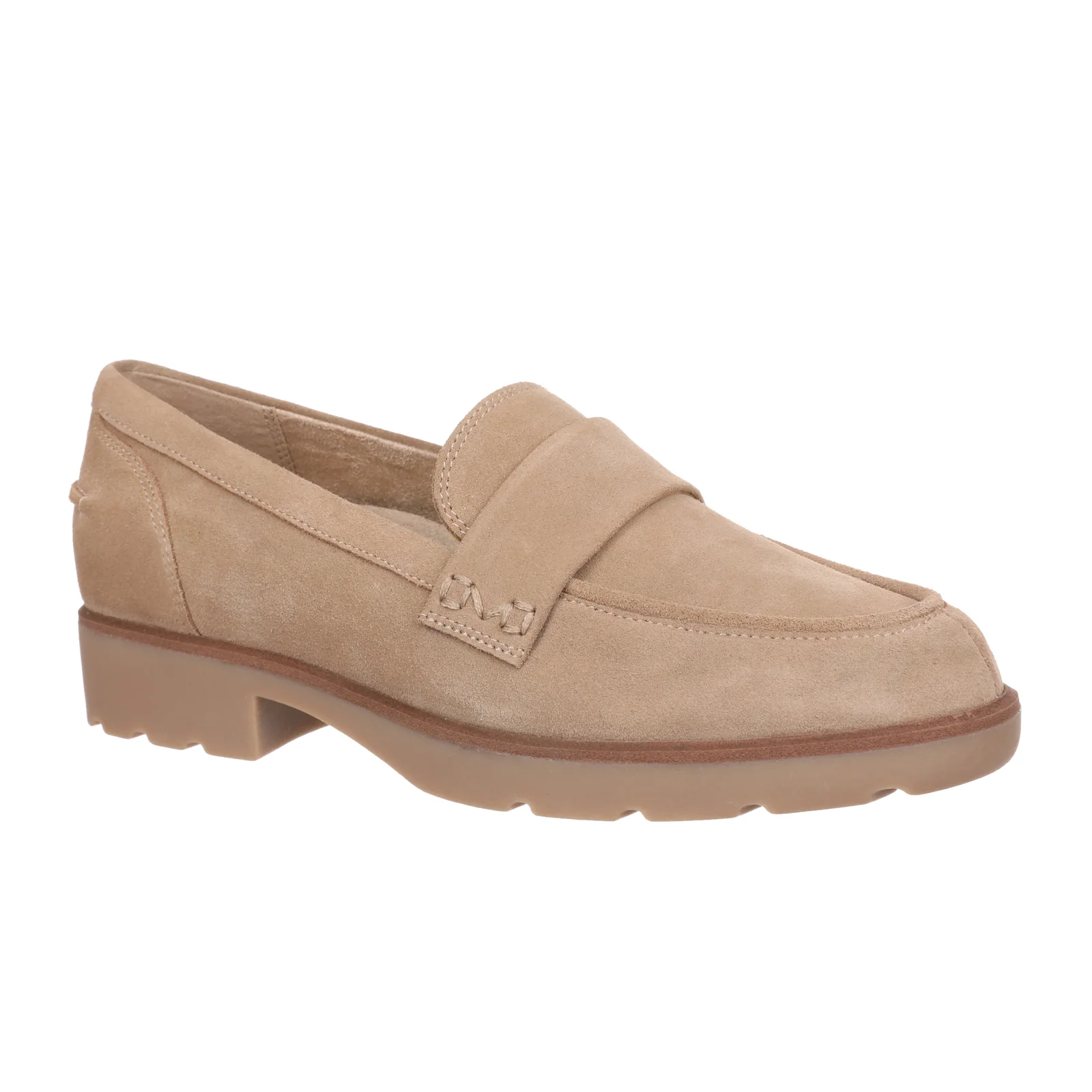Vionic Cleo Loafer (Women) - Desert Sand Suede
