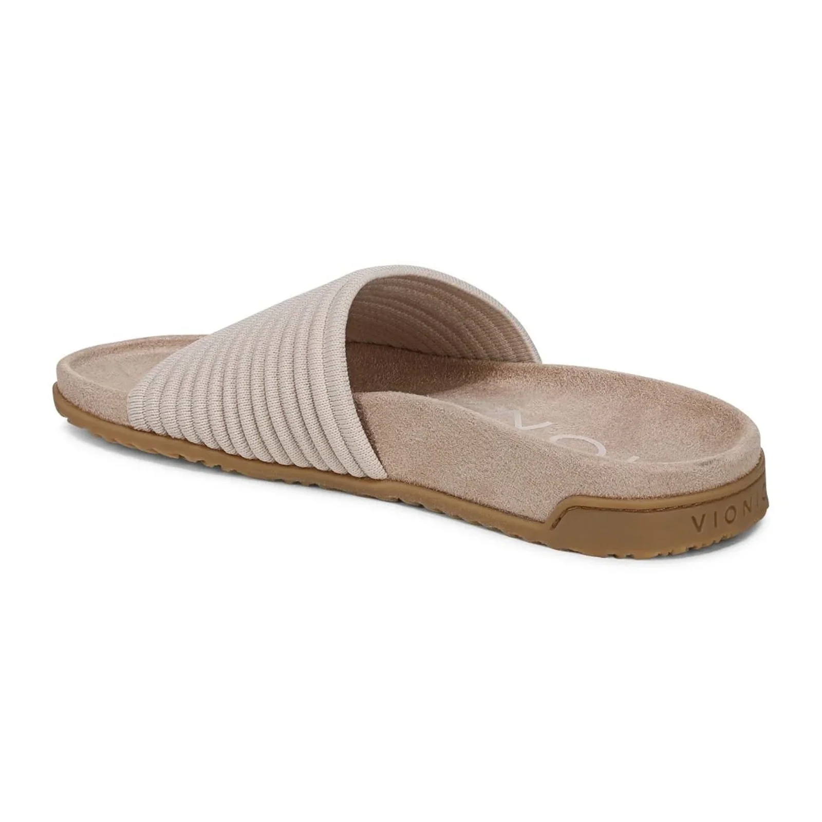 Vionic Evie Knit Slide Sandal (Women) - Cream - Image 3