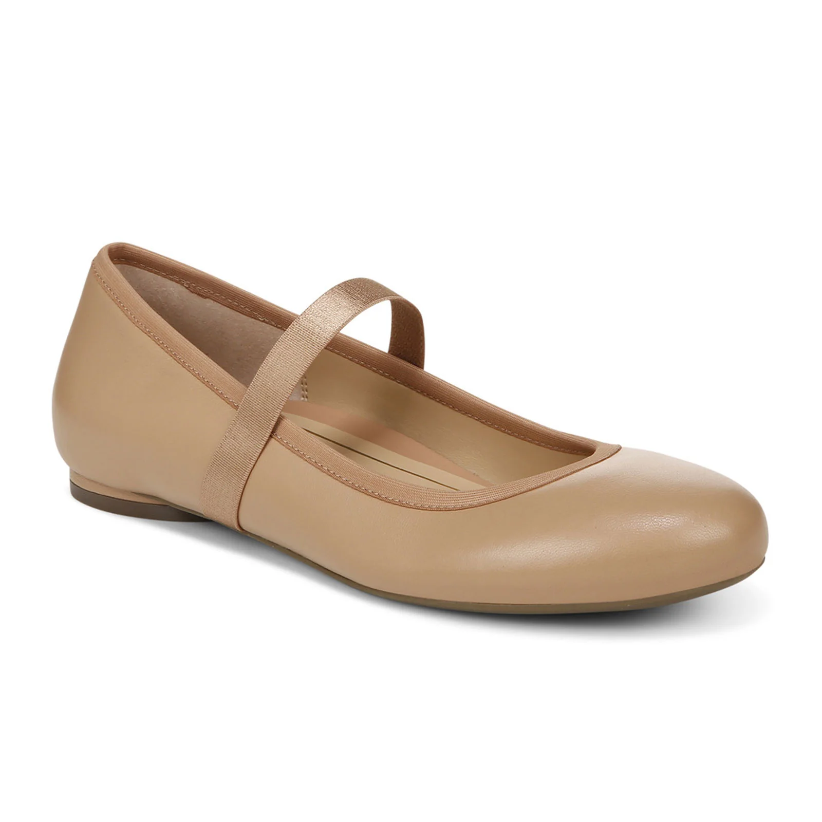 Vionic Joseline Mary Jane Flat (Women) - Macaroon Leather - Image 2