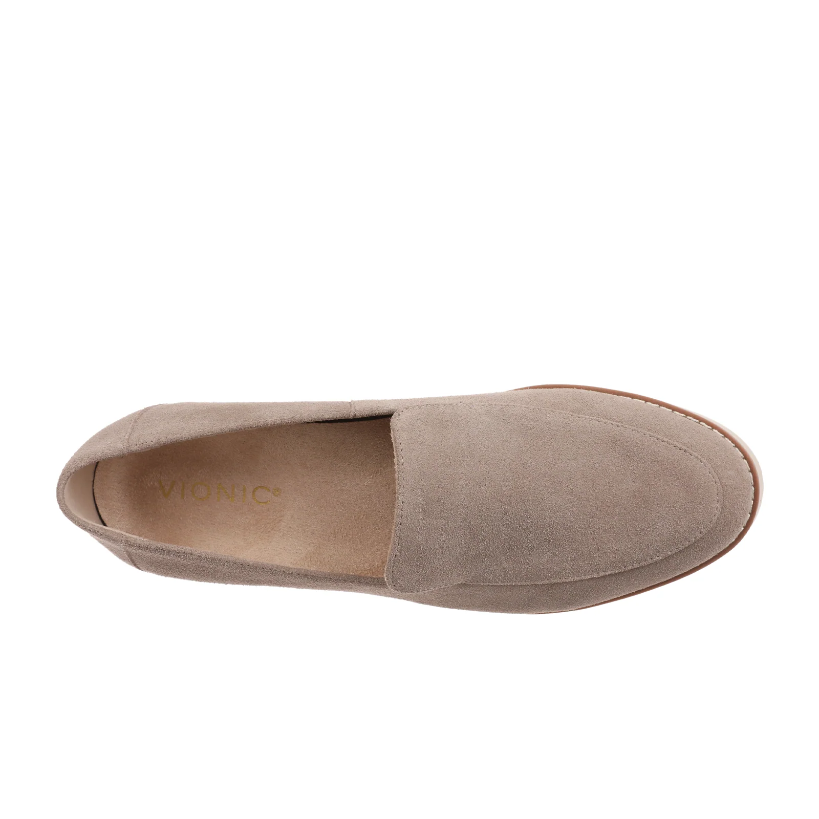 Vionic Kensley Slip On Loafer (Women) - Taupe Suede - Image 3