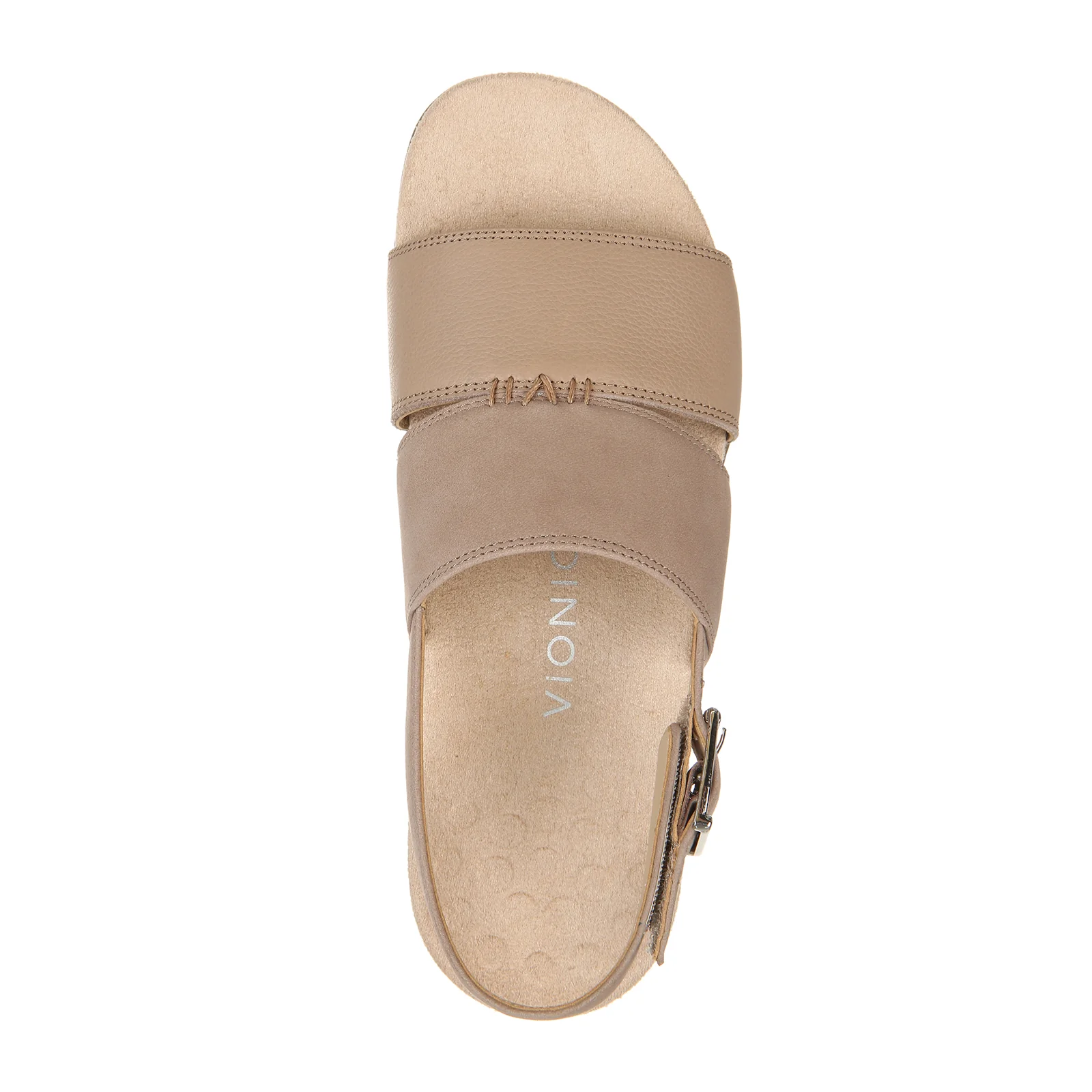 Vionic Morro Backstrap Sandal (Women) - Taupe Leather - Image 3
