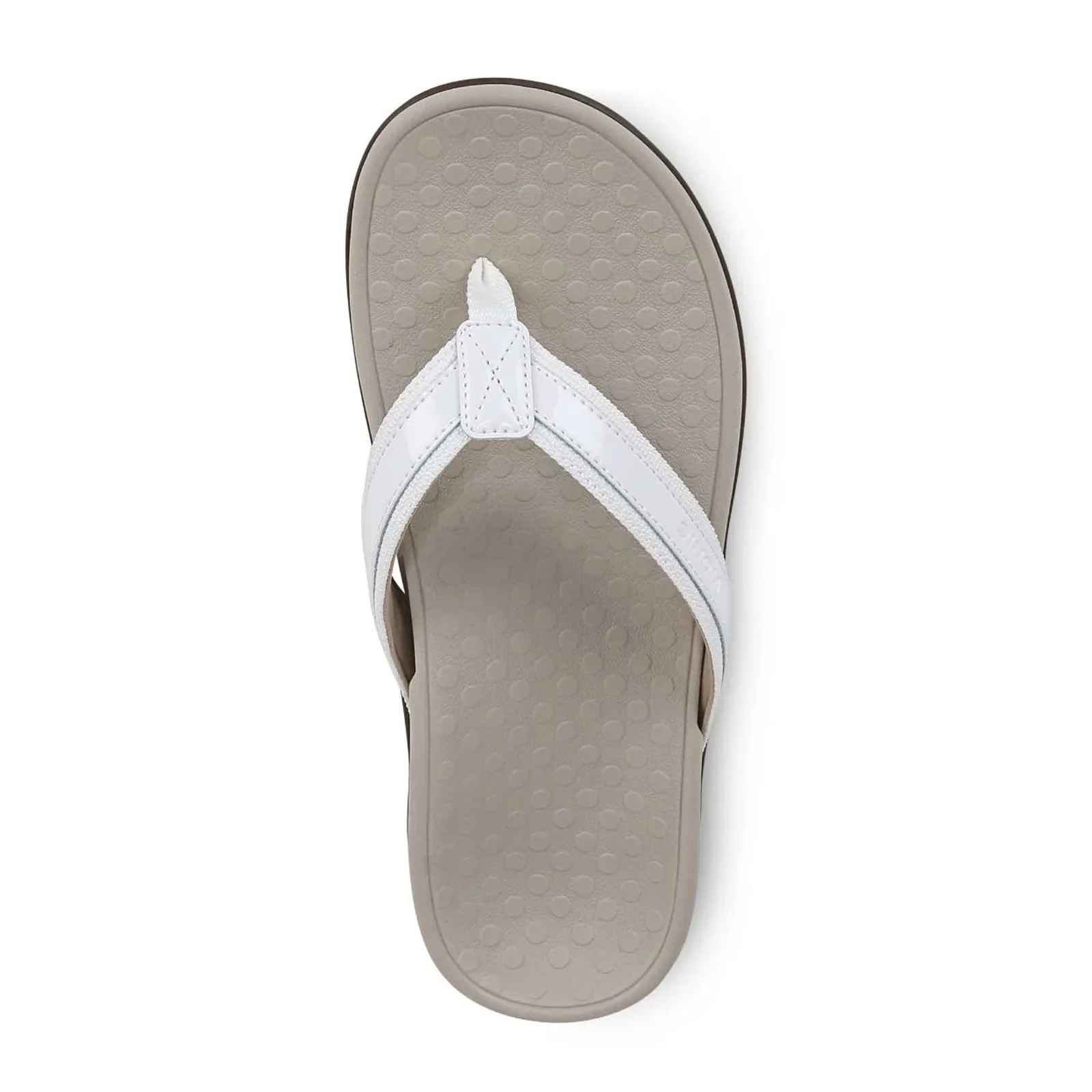 Vionic Tide Sandal (Women) - White Patent Webbing - Image 9