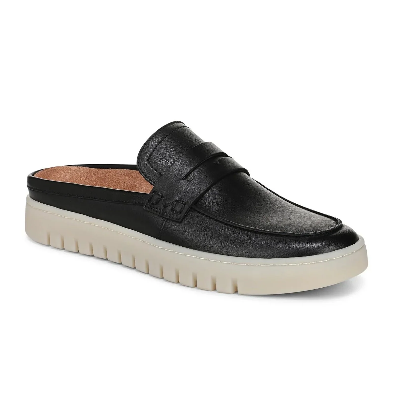 Vionic Uptown 2 Mule (Women) - Black Leather
