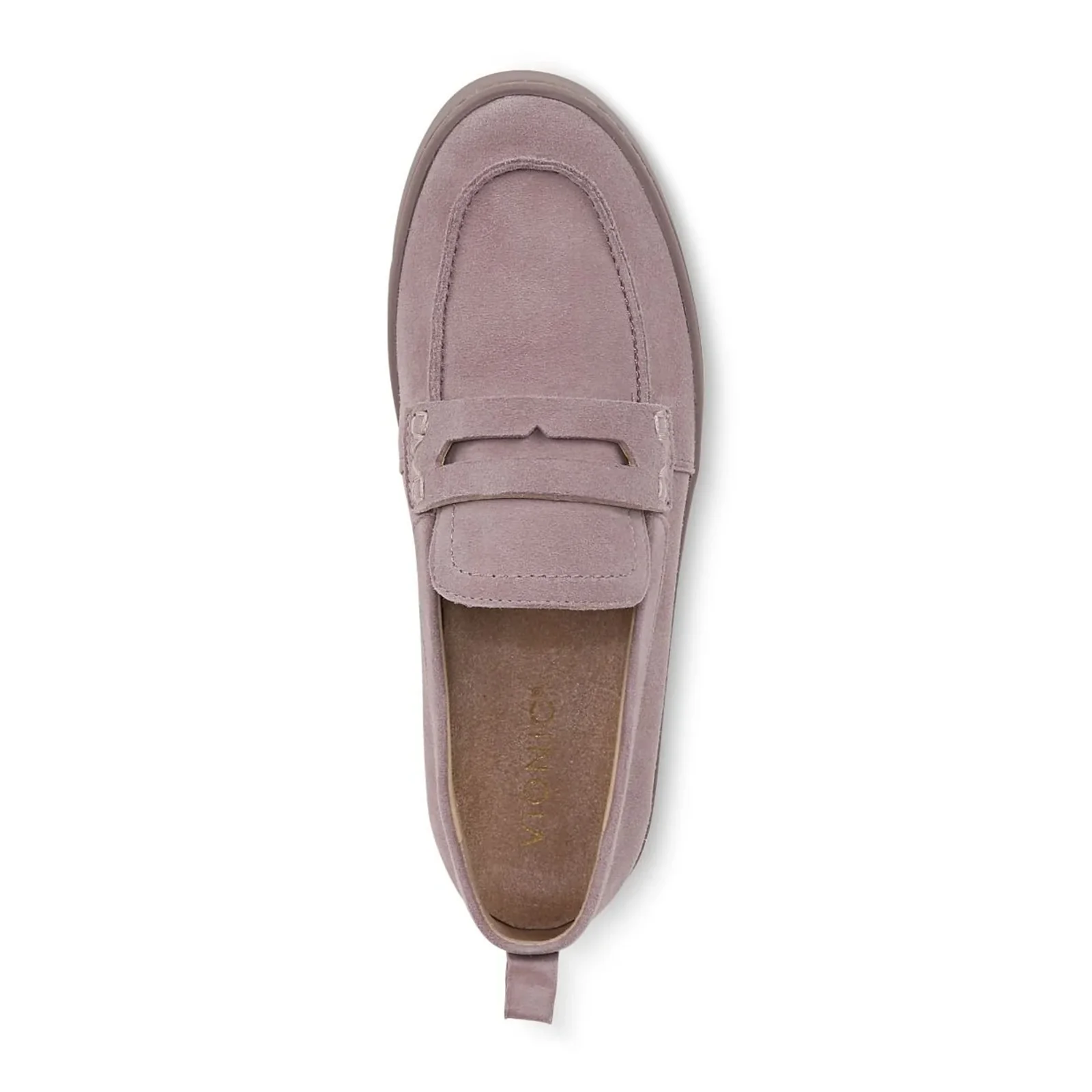 Vionic Uptown Loafer (Women) - Magnolia Dusk Grey Waxed Suede - Image 4