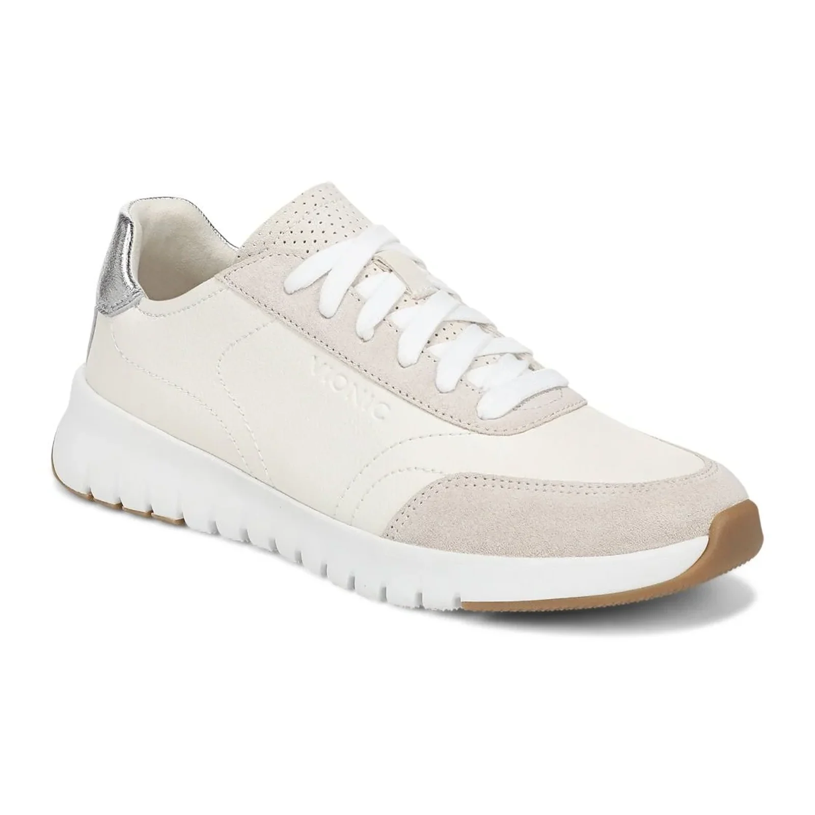 Vionic Uptown Sneaker (Women) - Ivory/Silver