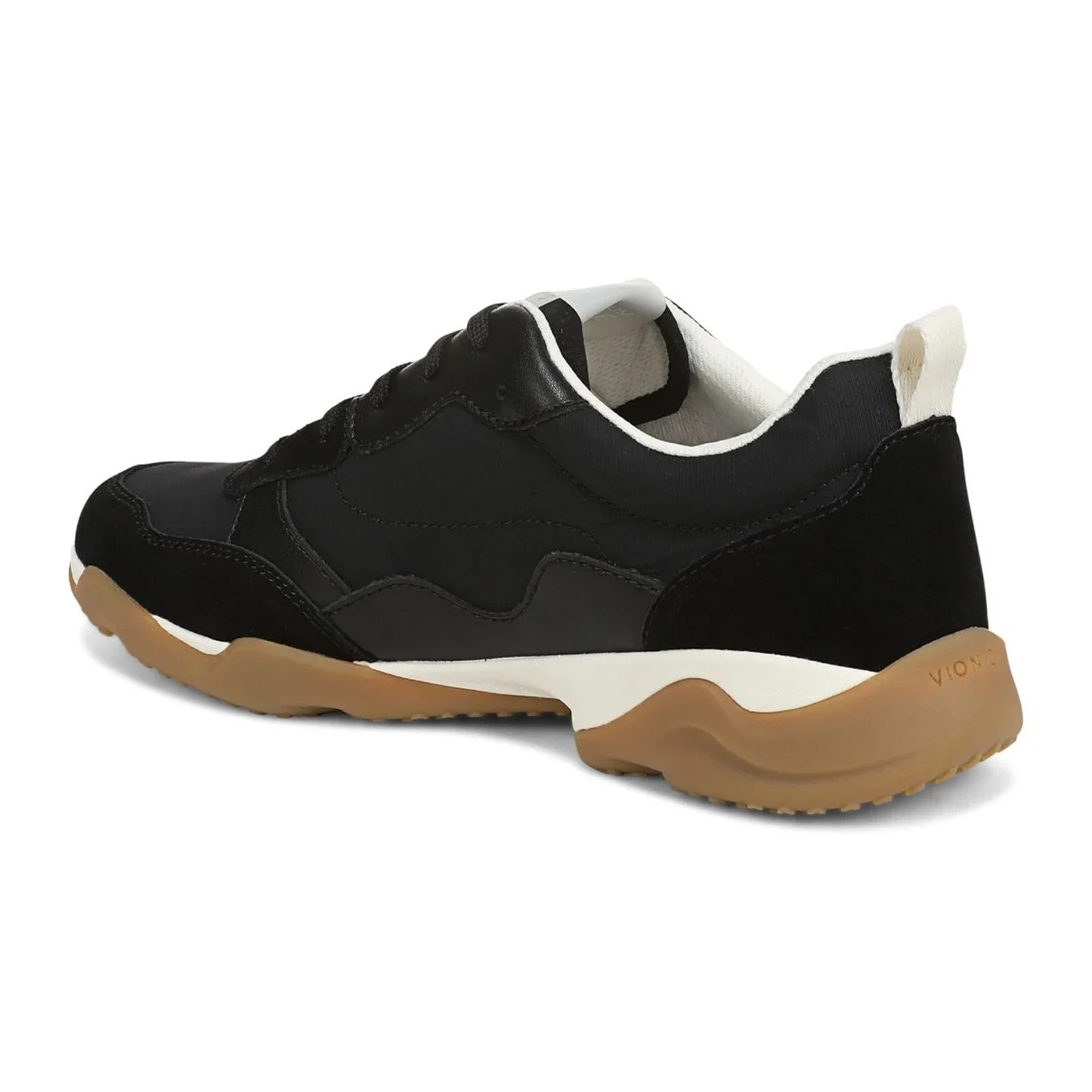 Vionic Walk Slim Glide Sneaker (Women) - Black Leather - Image 4
