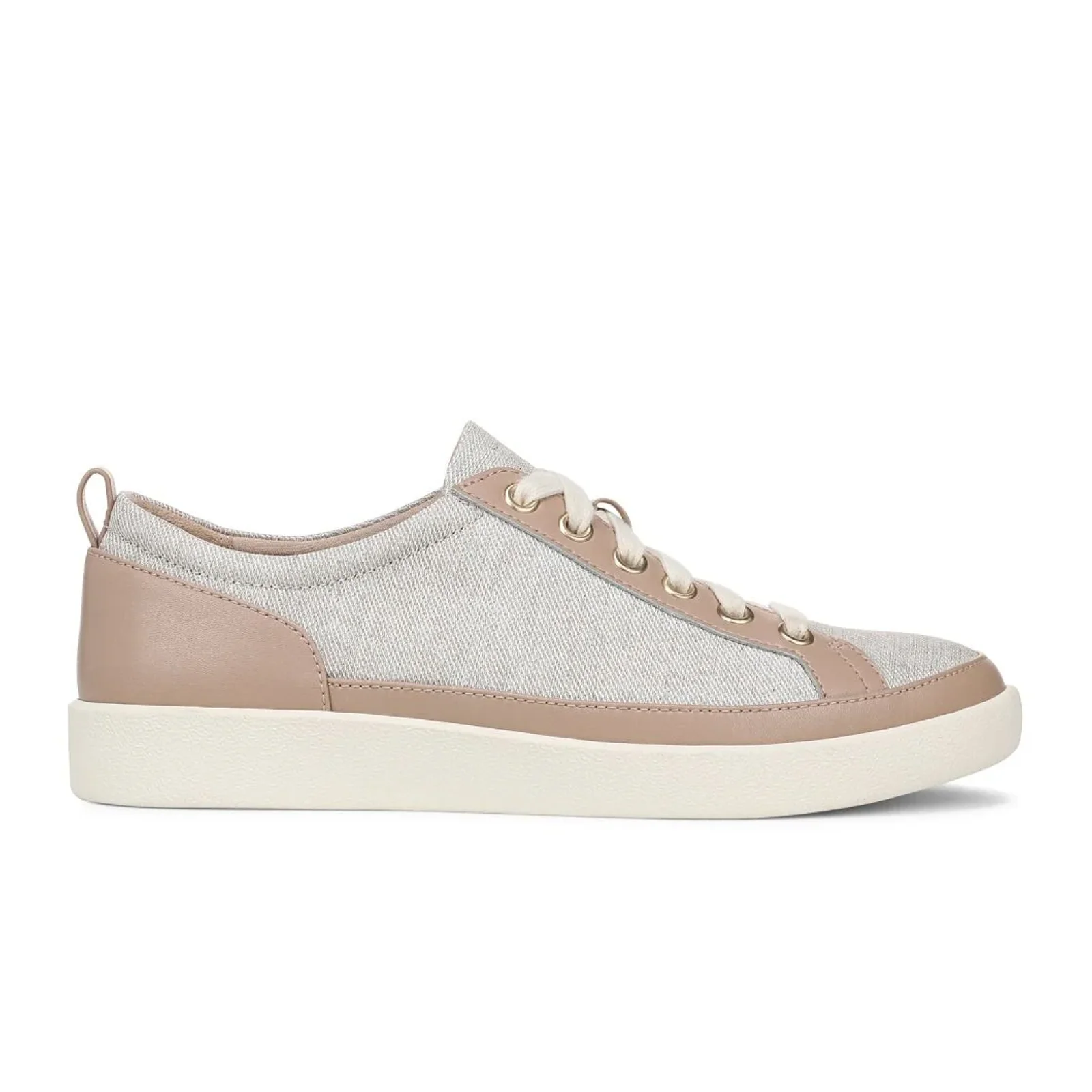 Vionic Winny Sneaker (Women) - Natural/Gold Canvas - Image 3
