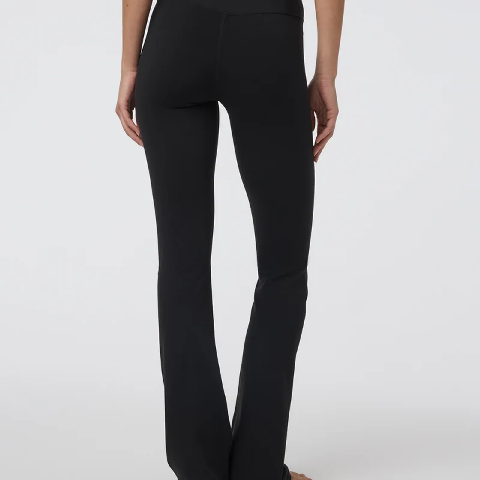Vuori AllTheFeels Slim Flare Pant (Women) - Black - Image 3