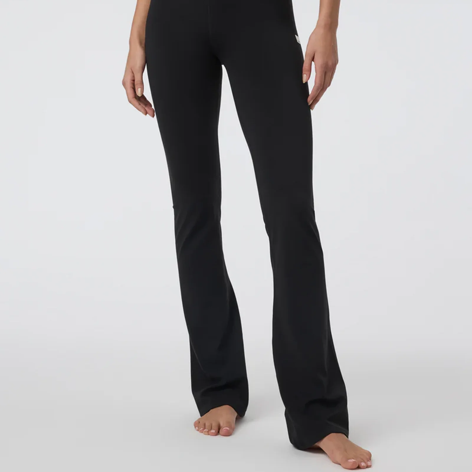 Vuori AllTheFeels Slim Flare Pant (Women) - Black - Image 4