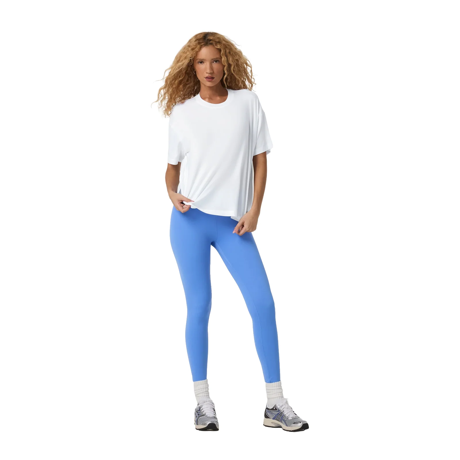 Vuori Energy Tee Long (Women) - White - Image 5