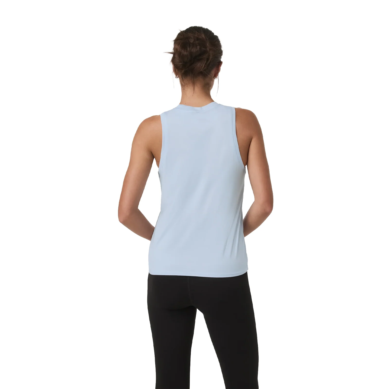 Vuori Energy Top Long (Women) - Soft Sky Heather - Image 2