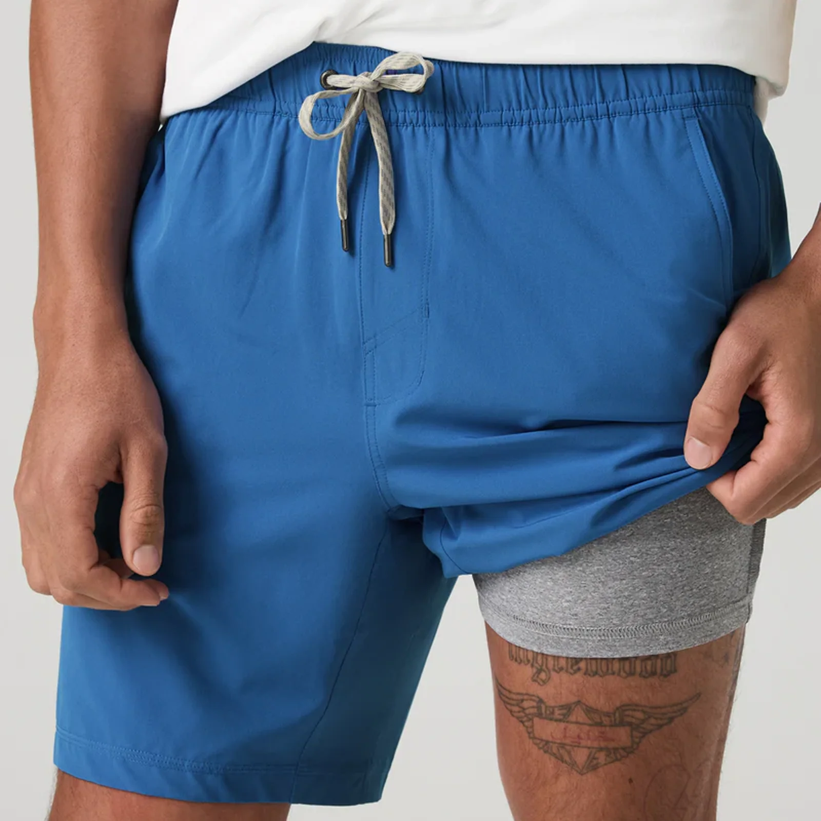 Vuori Kore 7" Lined Short (Men) - Court Blue - Image 5