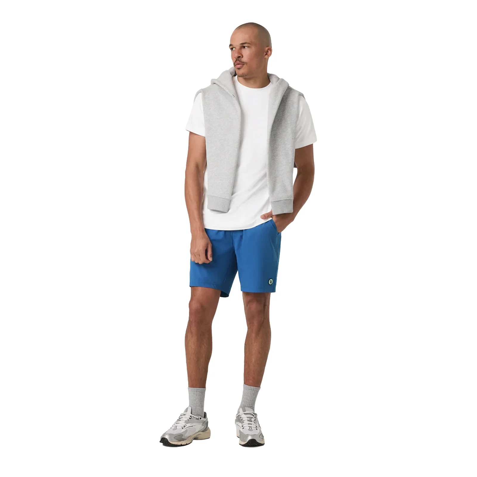 Vuori Kore 7" Lined Short (Men) - Court Blue - Image 6