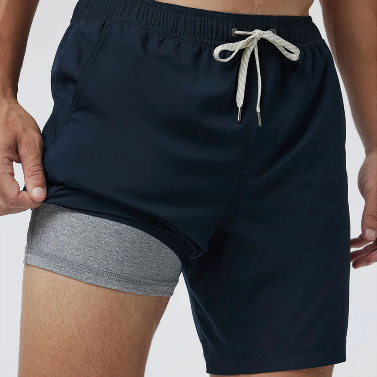 Vuori Kore 7" Lined Short (Men) - Ink - Image 6