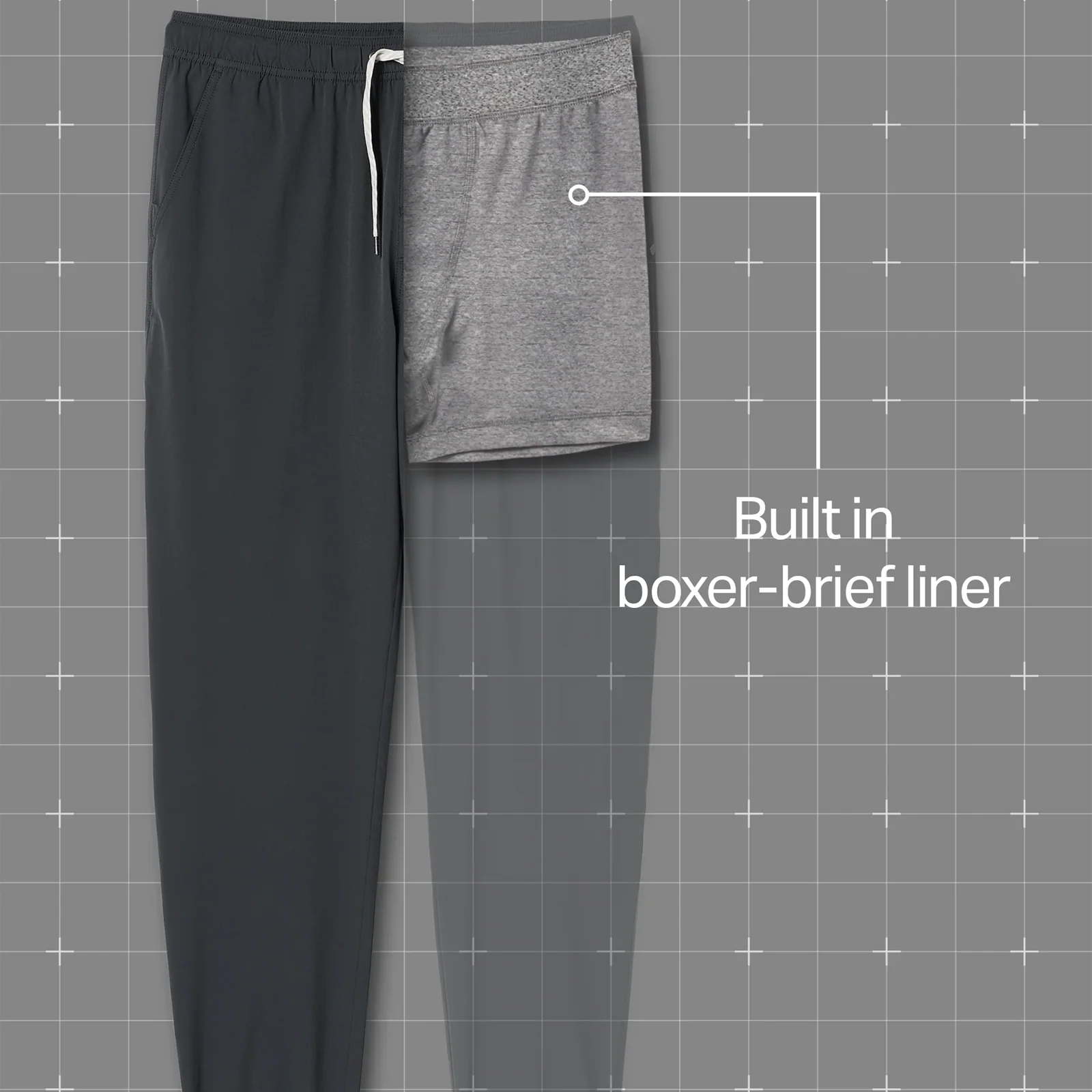 Vuori Kore Lined 28" Jogger (Men) - Black - Image 6
