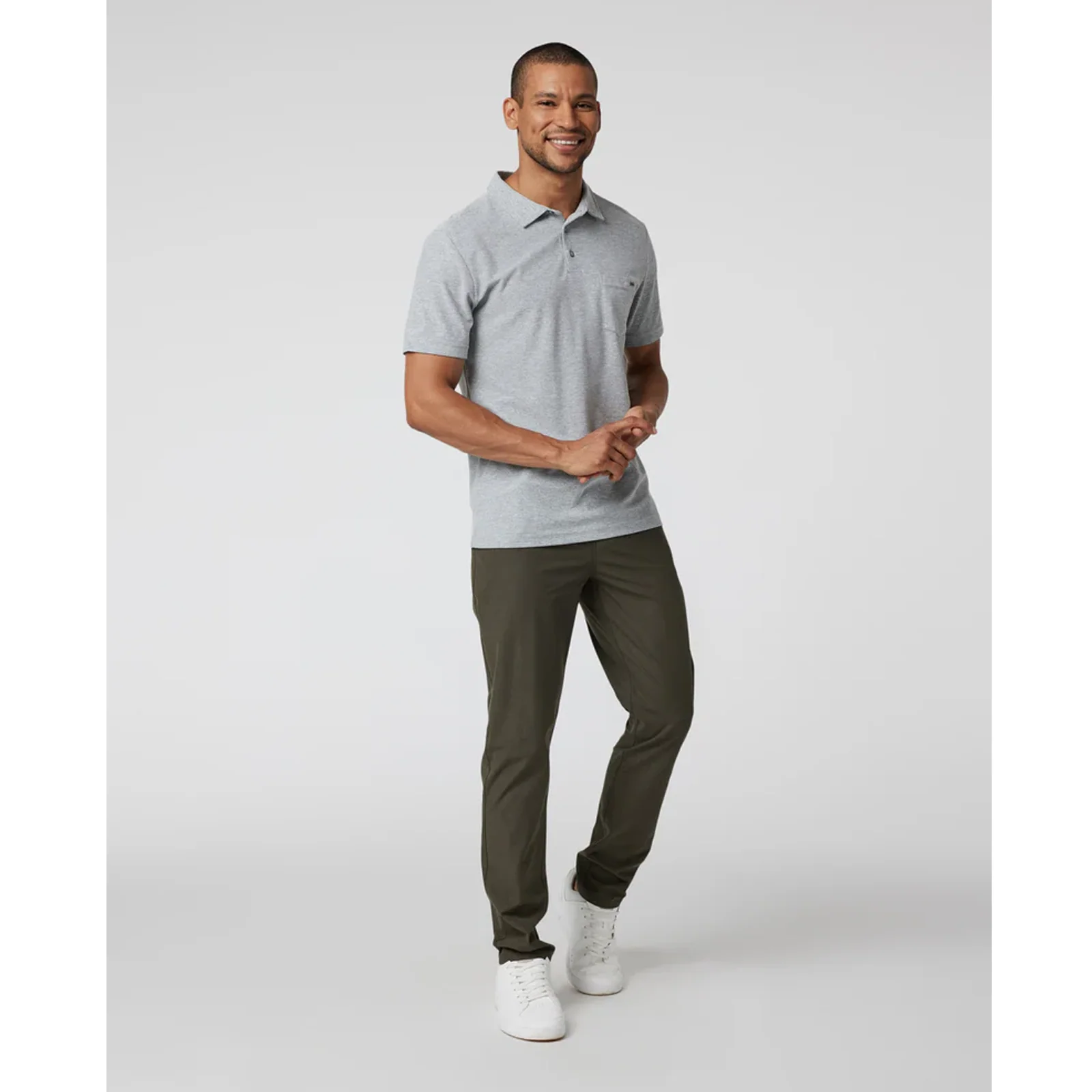 Vuori Meta Athletic Slim Fit Pant 32" (Men) - Dark Oregano - Image 3