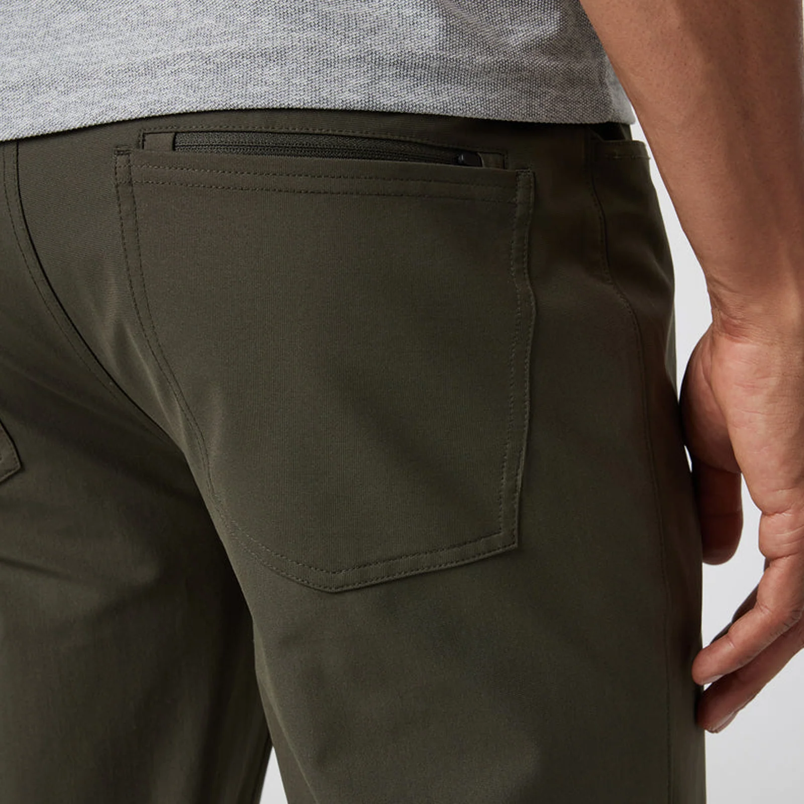 Vuori Meta Athletic Slim Fit Pant 32" (Men) - Dark Oregano - Image 4