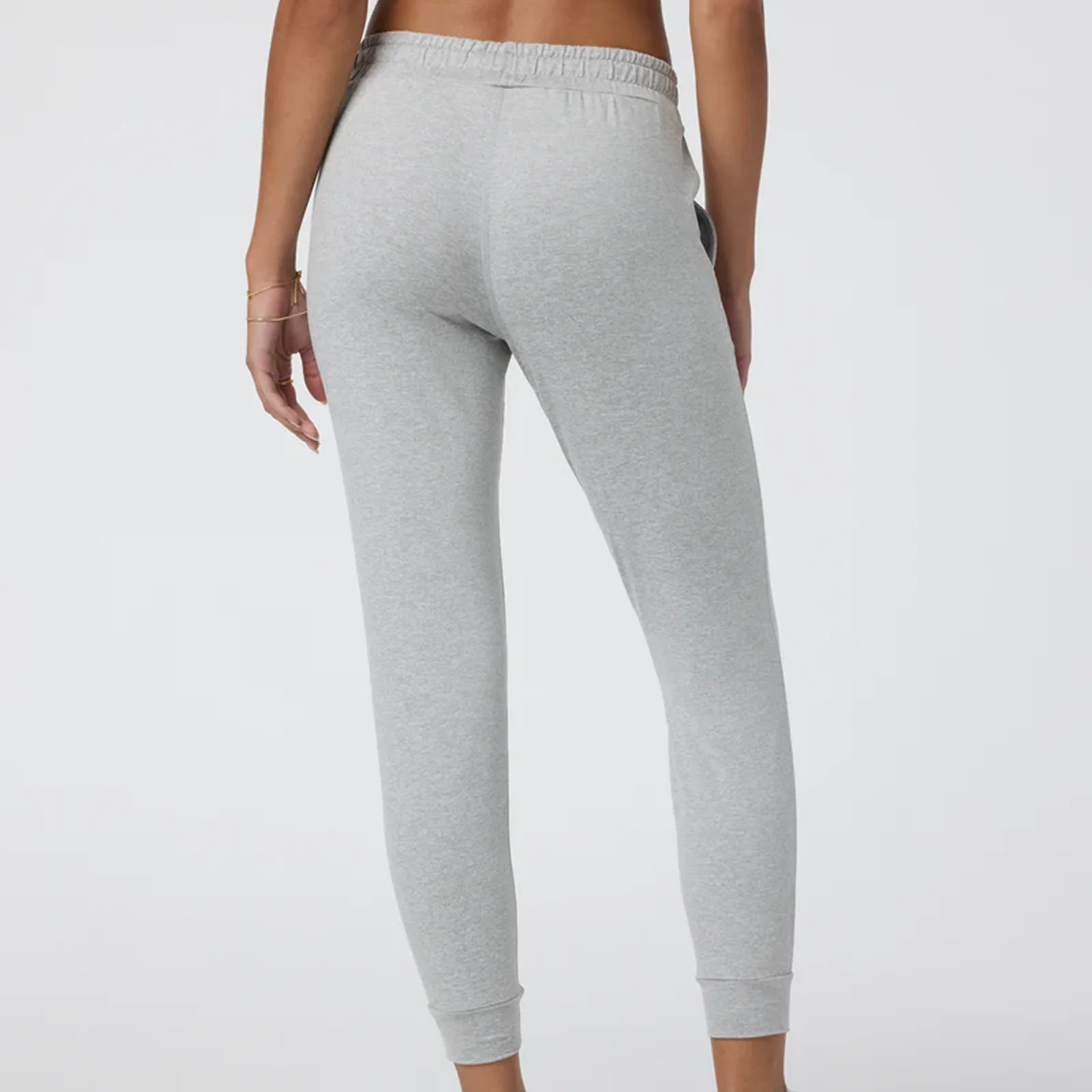 Vuori Performance Jogger (Women) - Pale Grey Heather - Image 2