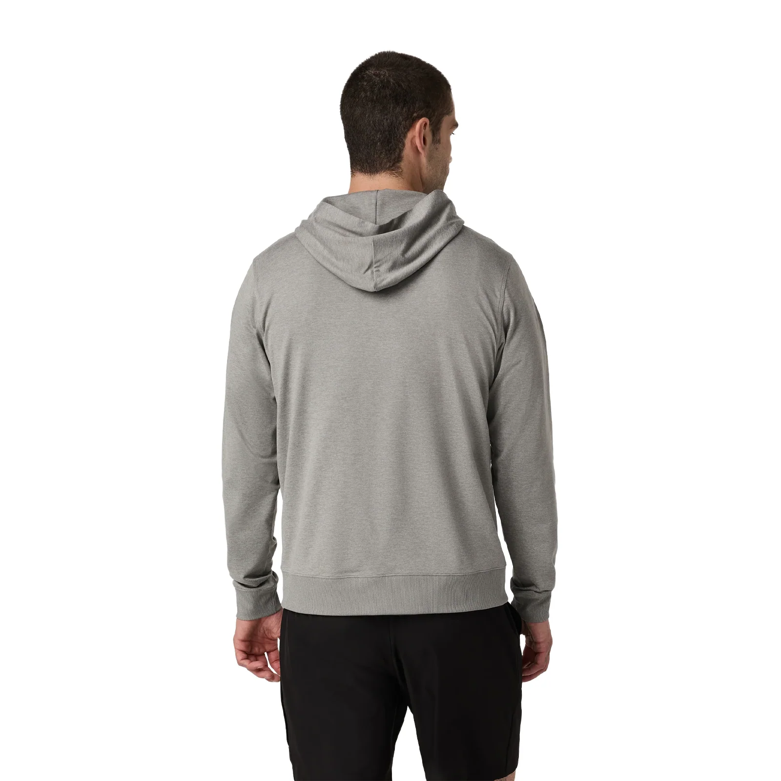 Vuori Ponto Full Zip Hoodie (Men) - Driftwood Heather - Image 3