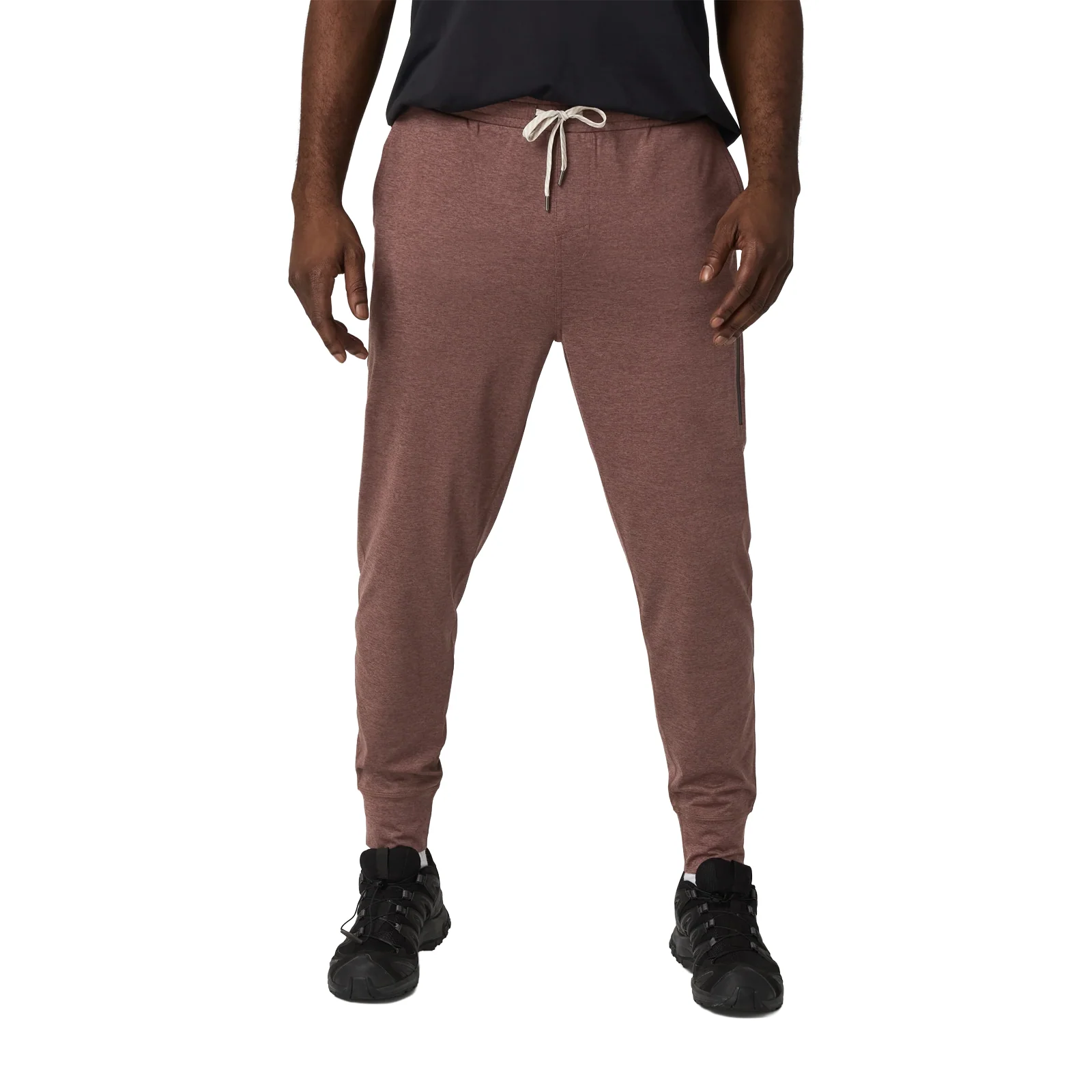 Vuori Sunday Performance 28" Jogger (Men) - Sable Heather - Image 2