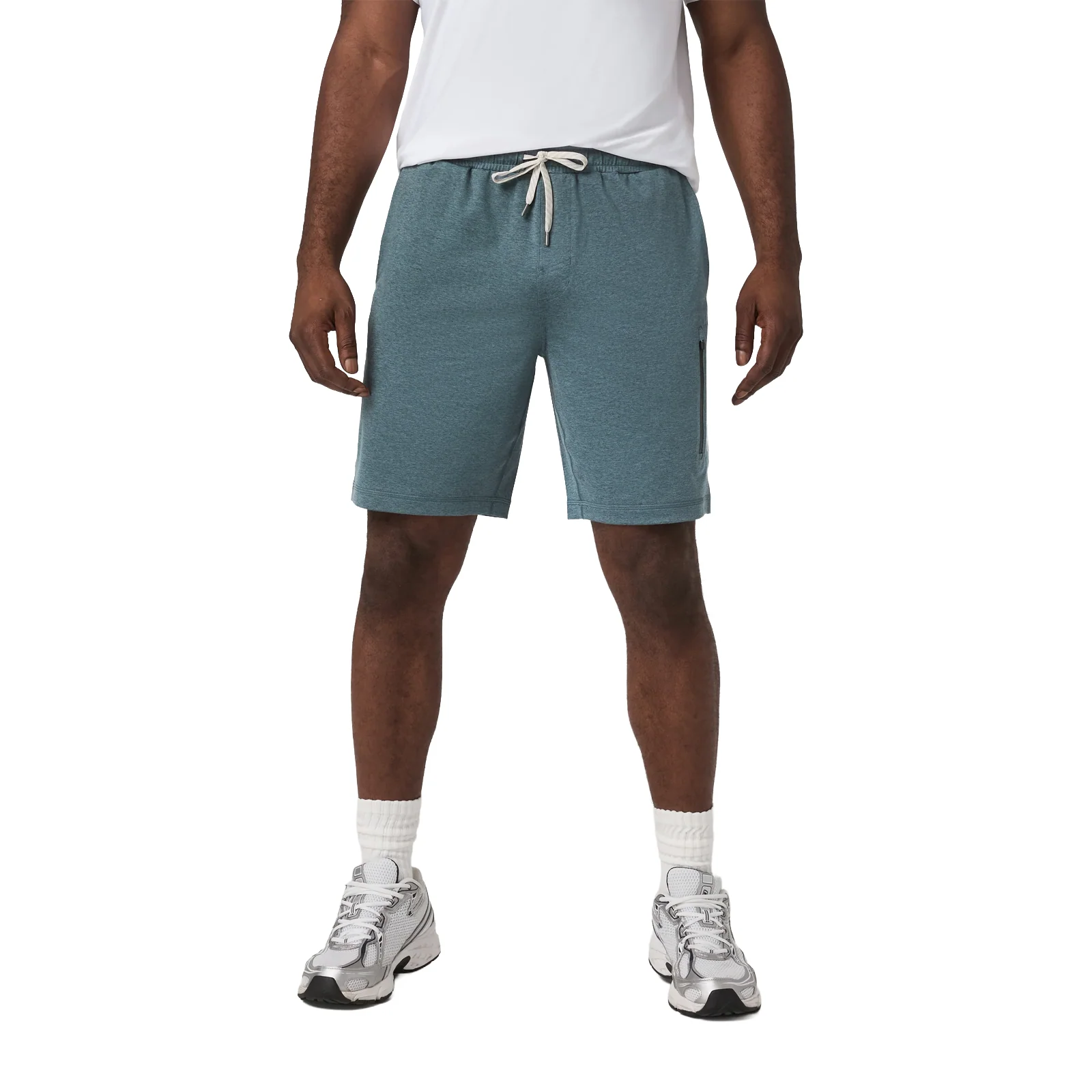 Vuori Sunday Performance 8" Short (Men) - Blue Sea Heather - Image 2
