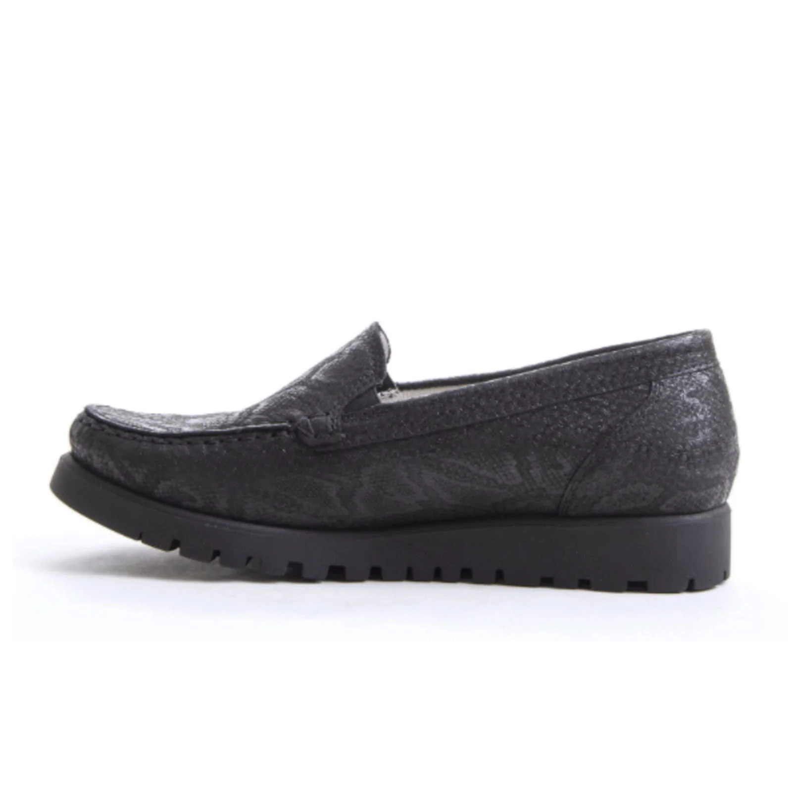 Waldlaufer Hegli 549001 Slip On Loafer (Women) - Black Snake - Image 2