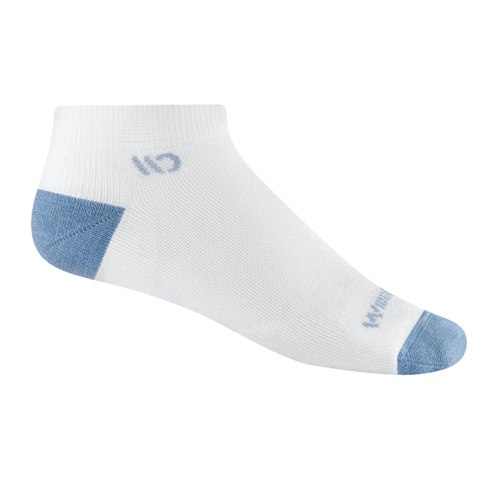 Wide Open Solid Cushioned No Show Sock (Women) - White