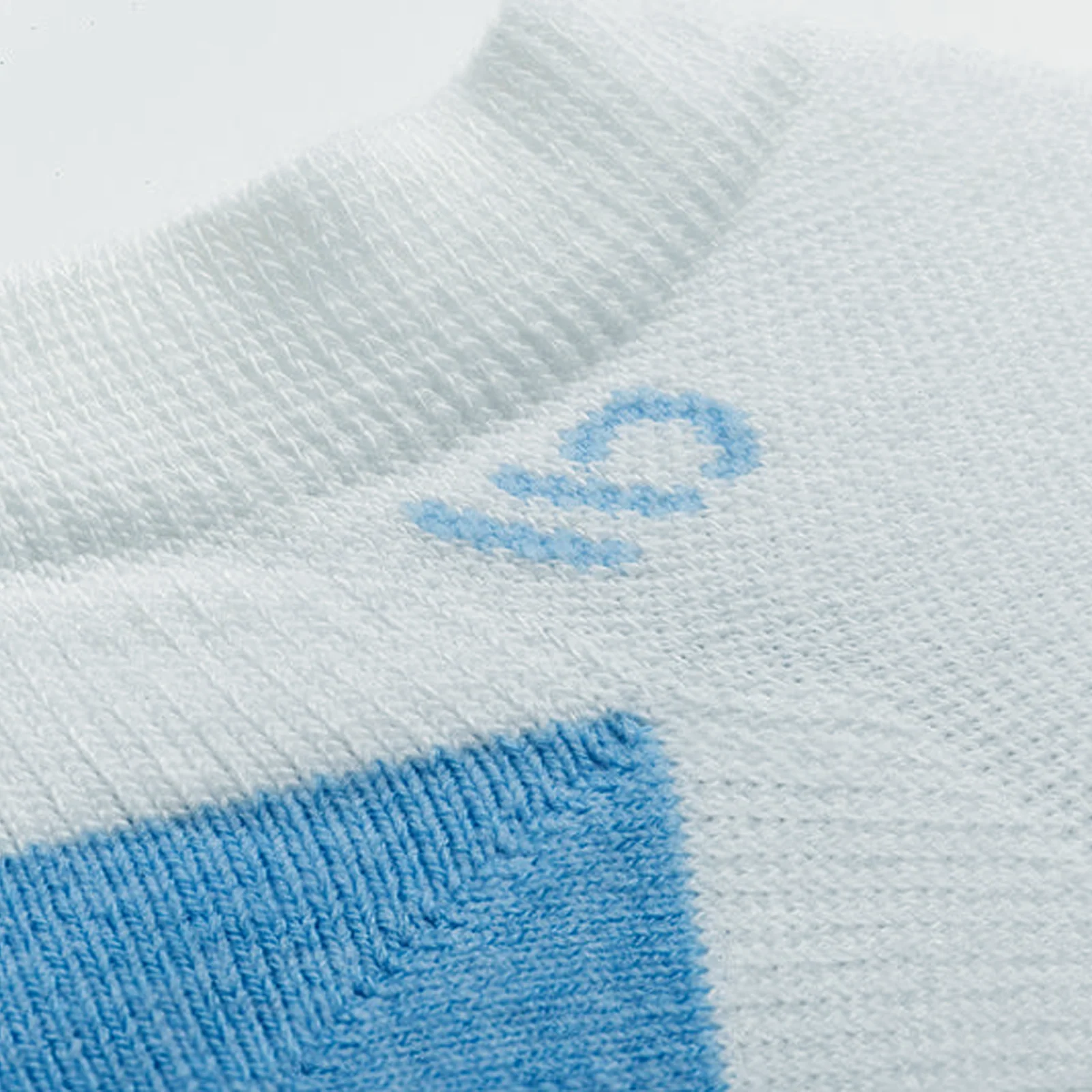 Wide Open Solid Cushioned No Show Sock (Women) - White - Image 4