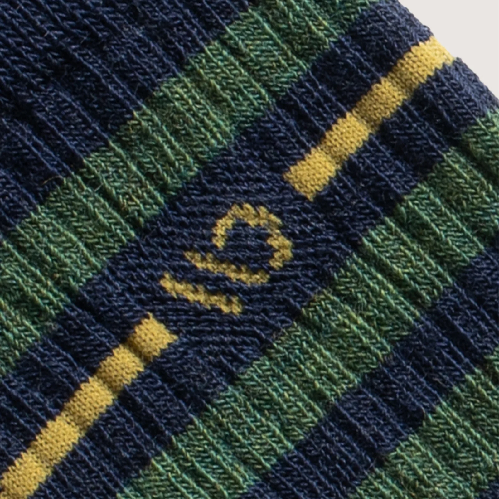 Wide Open Vintage Stripe Cushioned Crew Sock (Men) - Denim - Image 6