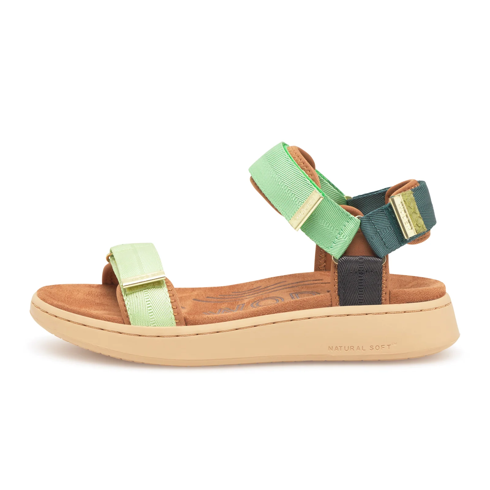 Woden Line Active Sandal (Women) - Green Apple Multi - Image 2
