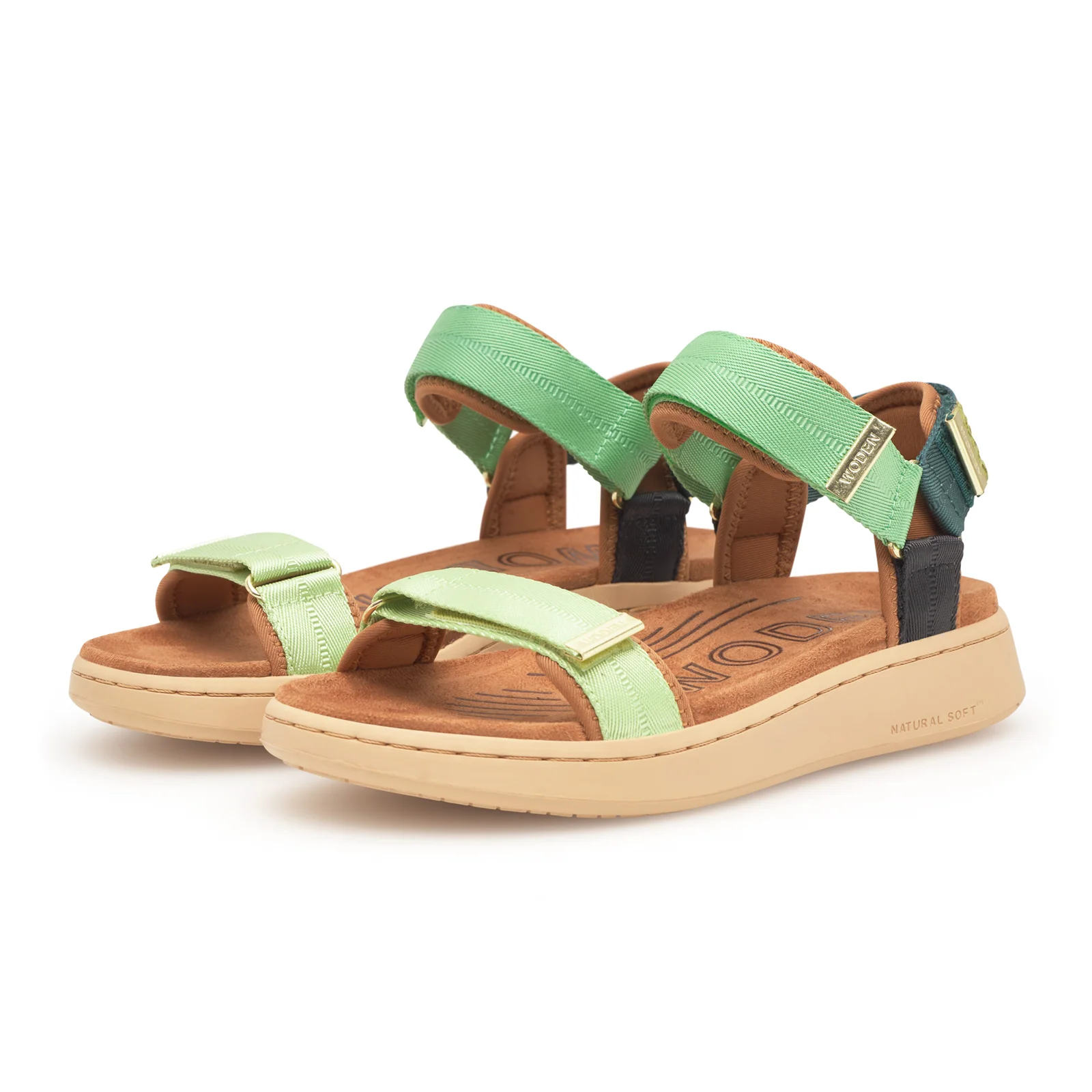 Woden Line Active Sandal (Women) - Green Apple Multi - Image 3