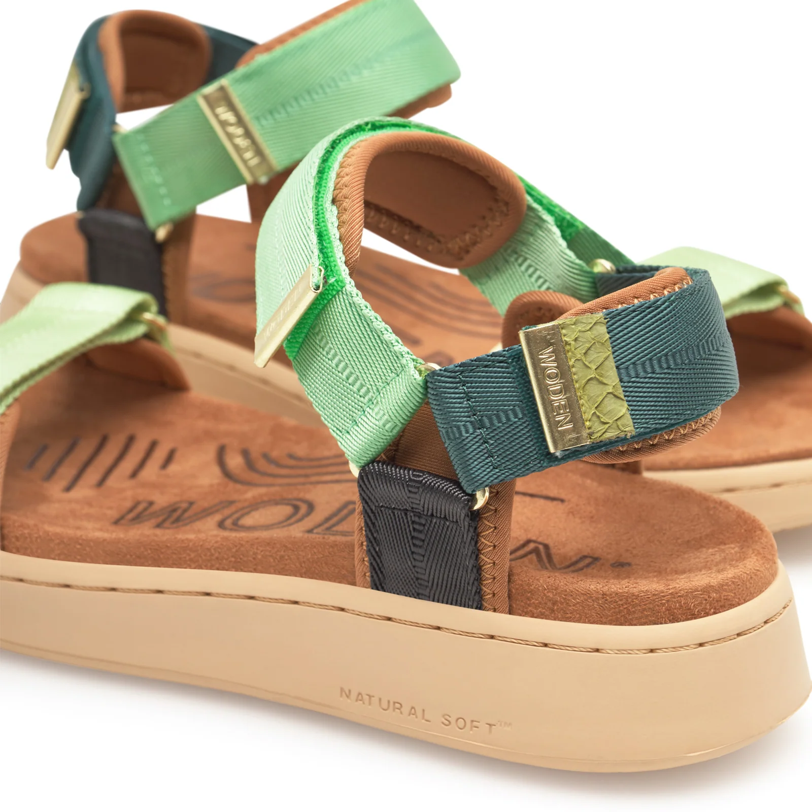 Woden Line Active Sandal (Women) - Green Apple Multi - Image 5