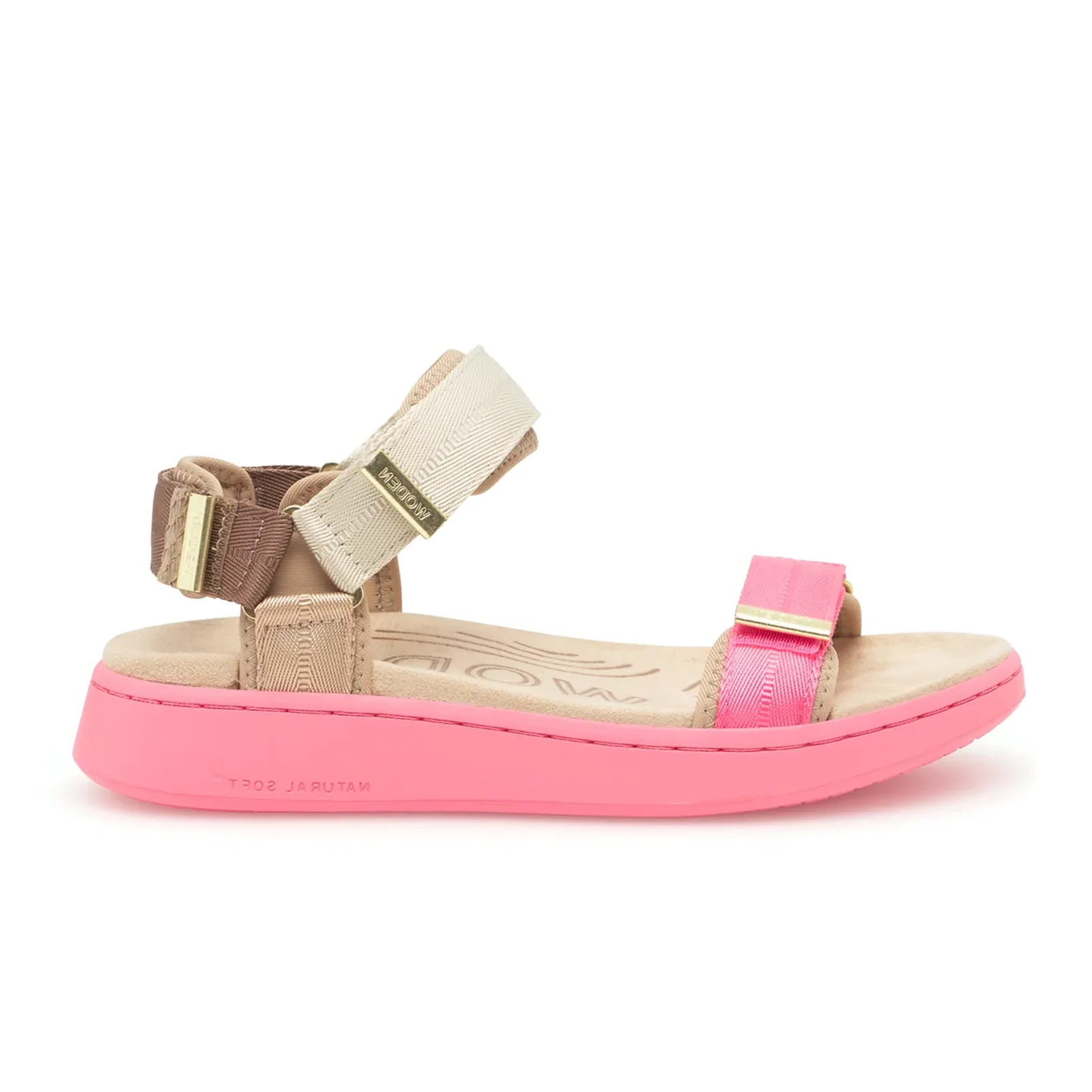 Woden Line Tricolor Active Sandal (Women) - Raspberry Multi