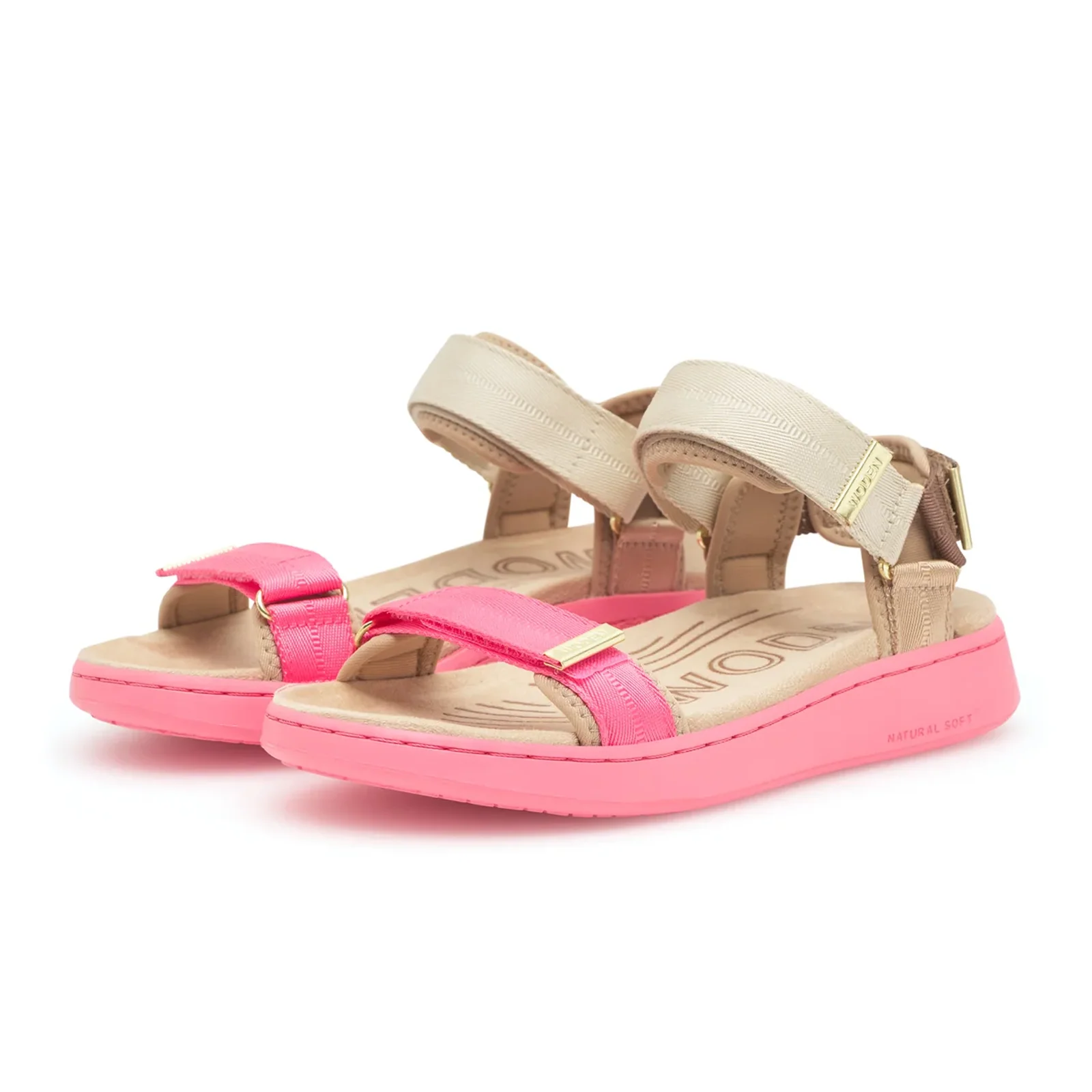 Woden Line Tricolor Active Sandal (Women) - Raspberry Multi - Image 3