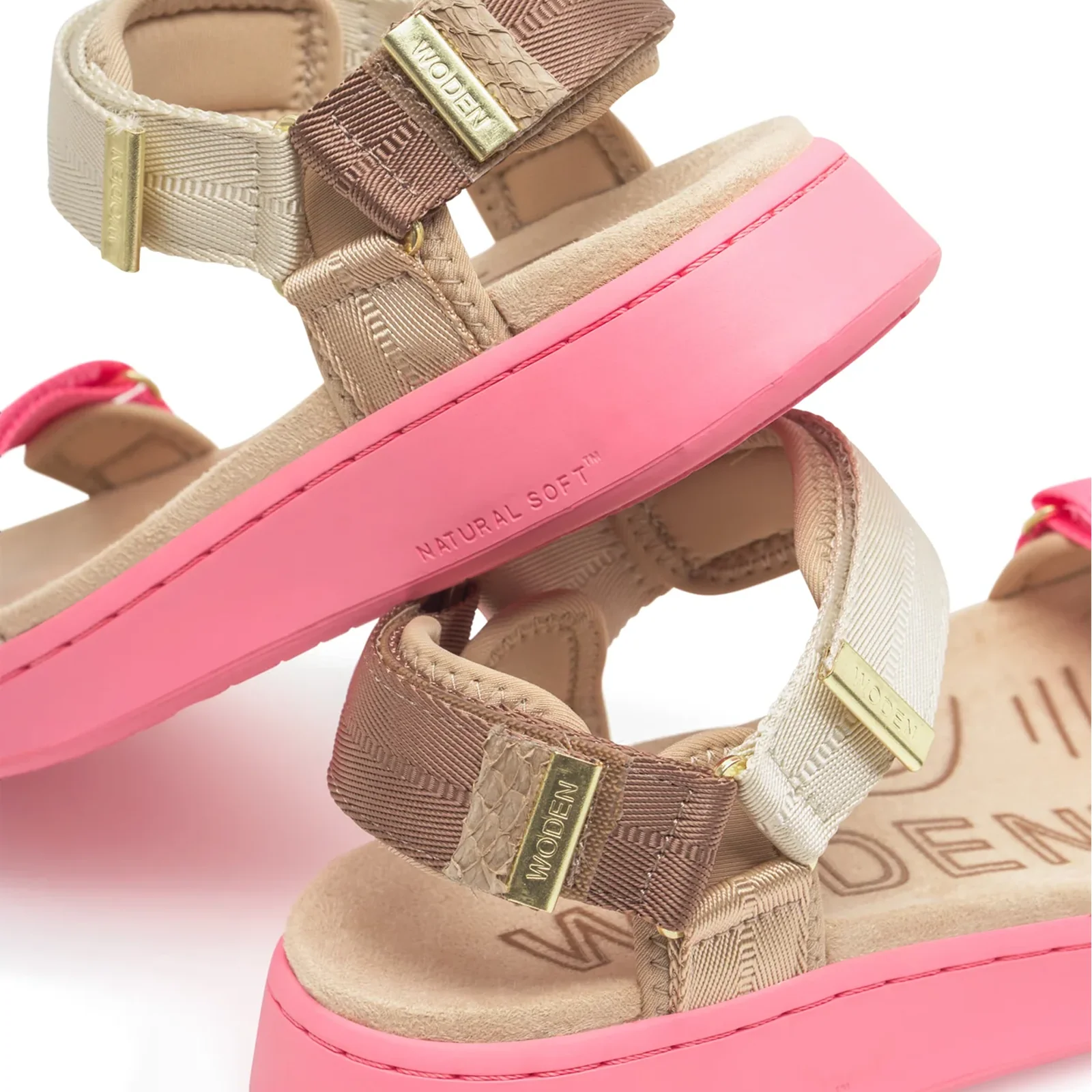 Woden Line Tricolor Active Sandal (Women) - Raspberry Multi - Image 5