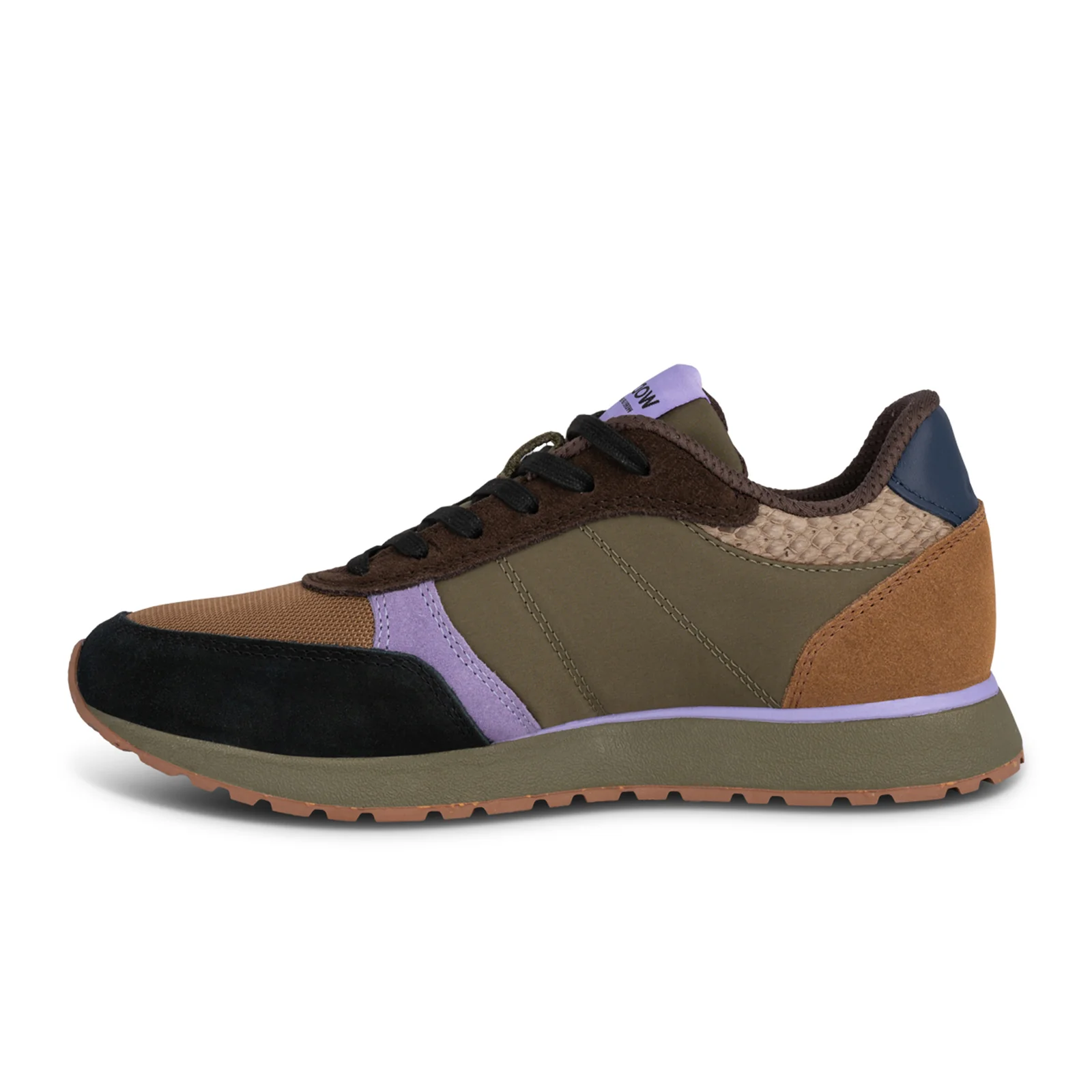 Woden Ronja Sneaker (Women) - Dark Olive/Orchid - Image 2