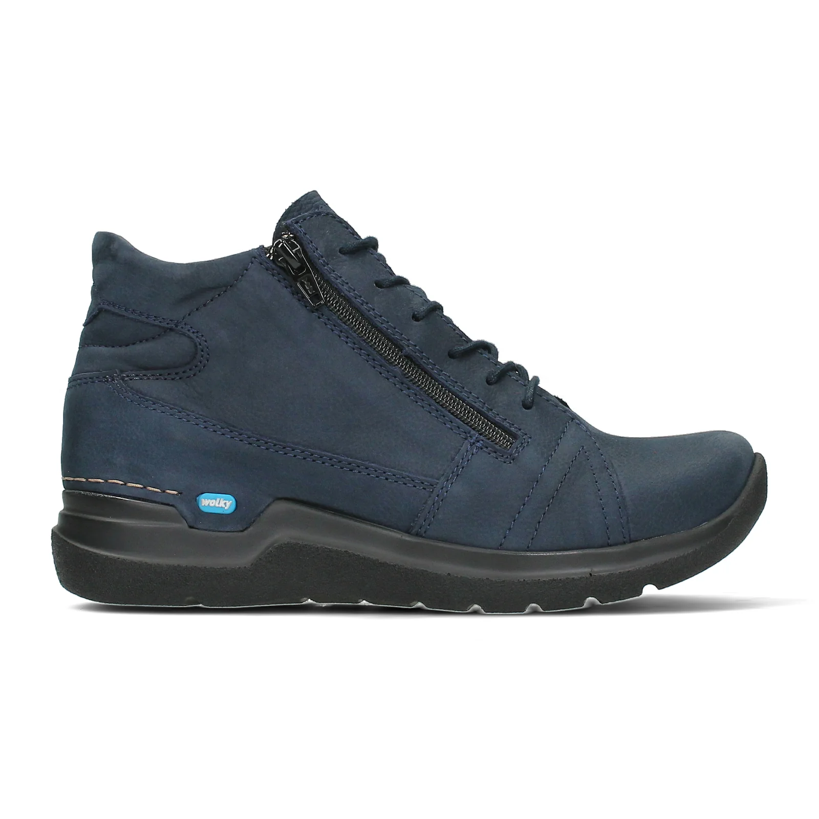 Wolky Why Ankle Boot (Women) - Blue Antique Suede