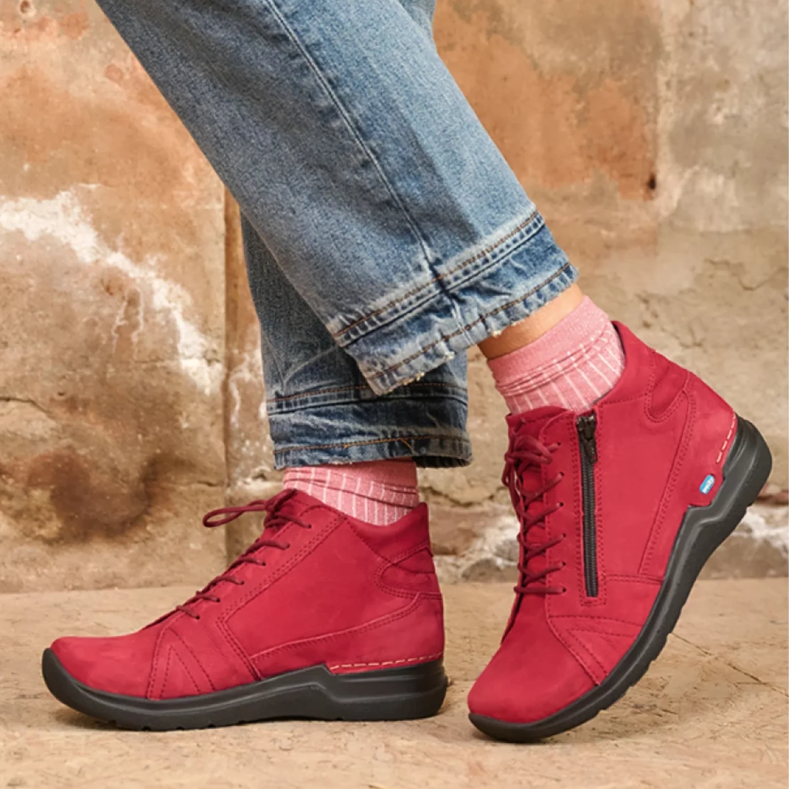 Wolky Why Ankle Boot (Women) - Oxblood Antique Nubuck - Image 3