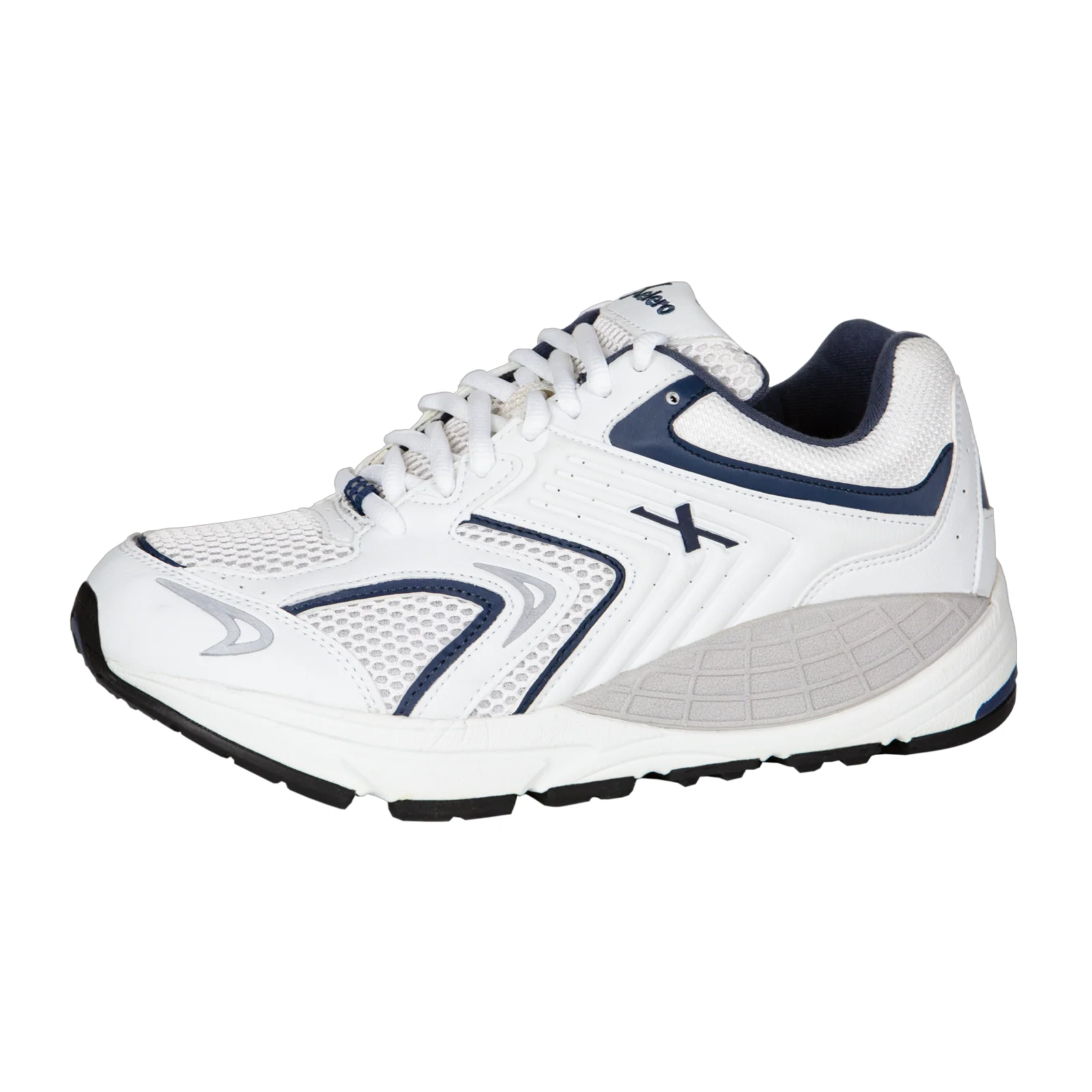 Xelero Matrix Mesh Walking Shoe (Men) - White/Navy - Image 2