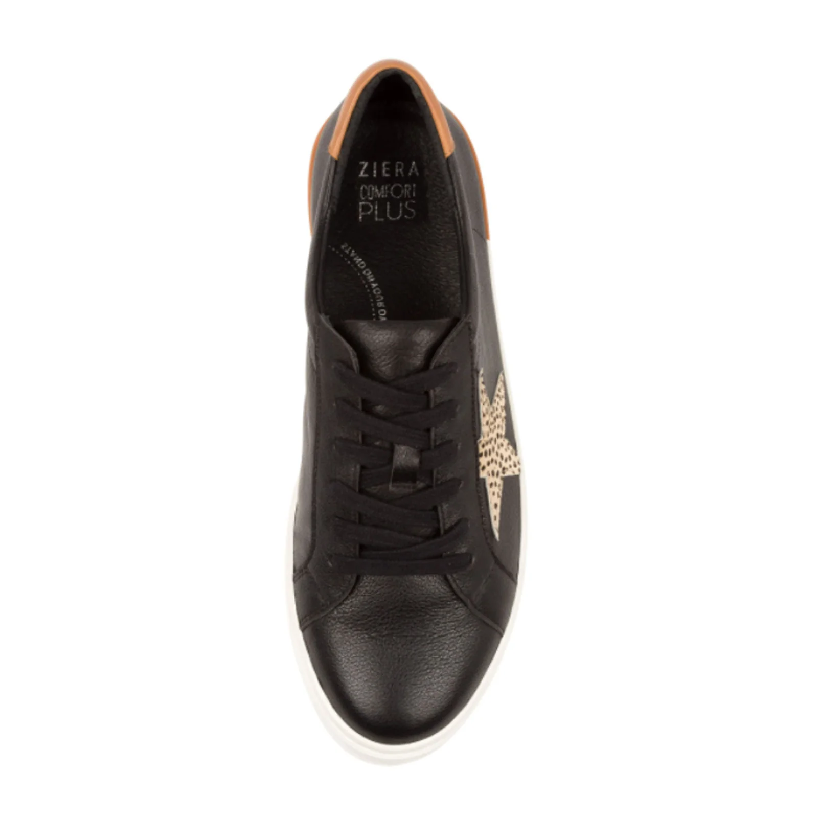 Ziera Alysia Wide Sneaker (Women) - Black-Scotch - Image 3